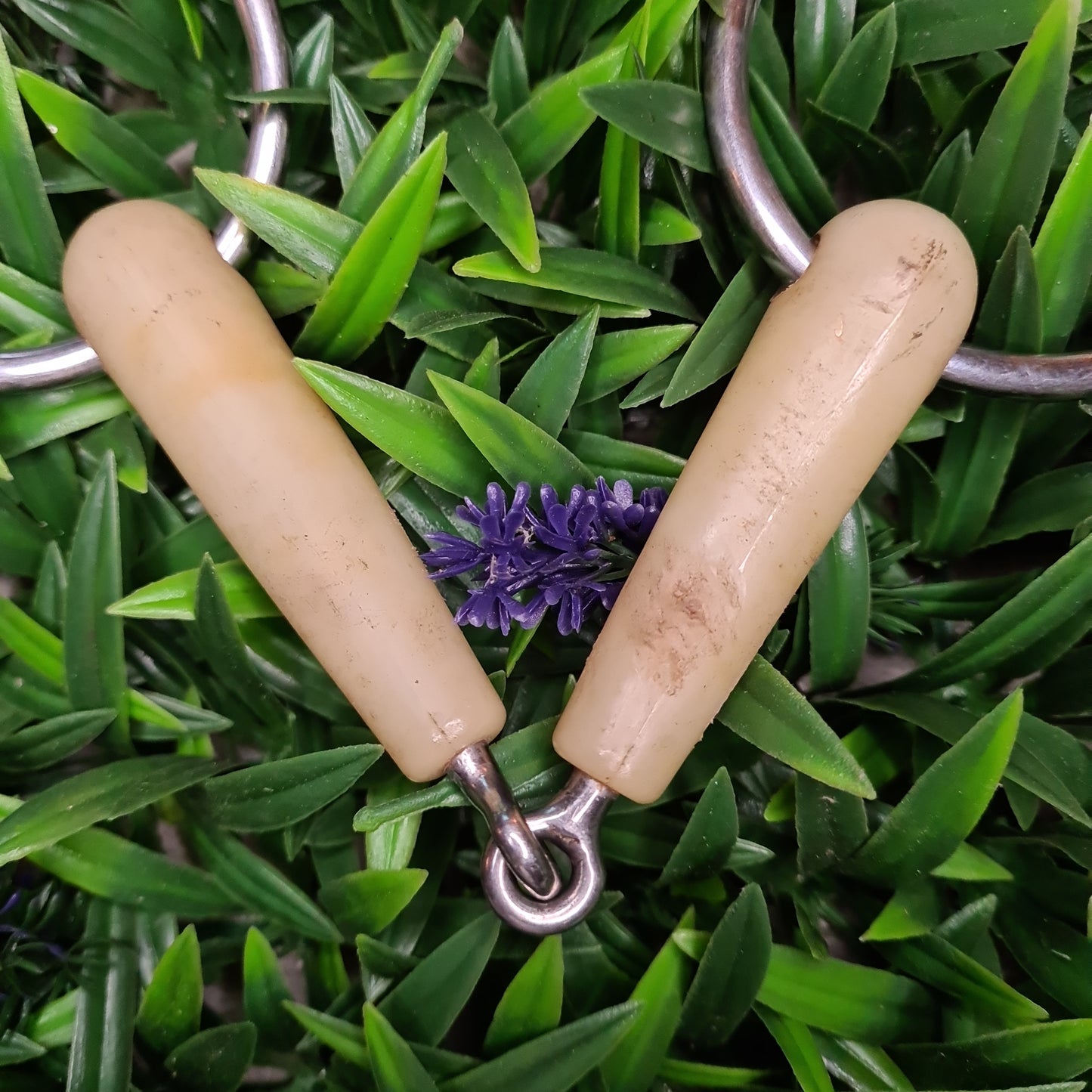 6" Jointed 3 Ring Happy Mouth Gag Bit ❤️