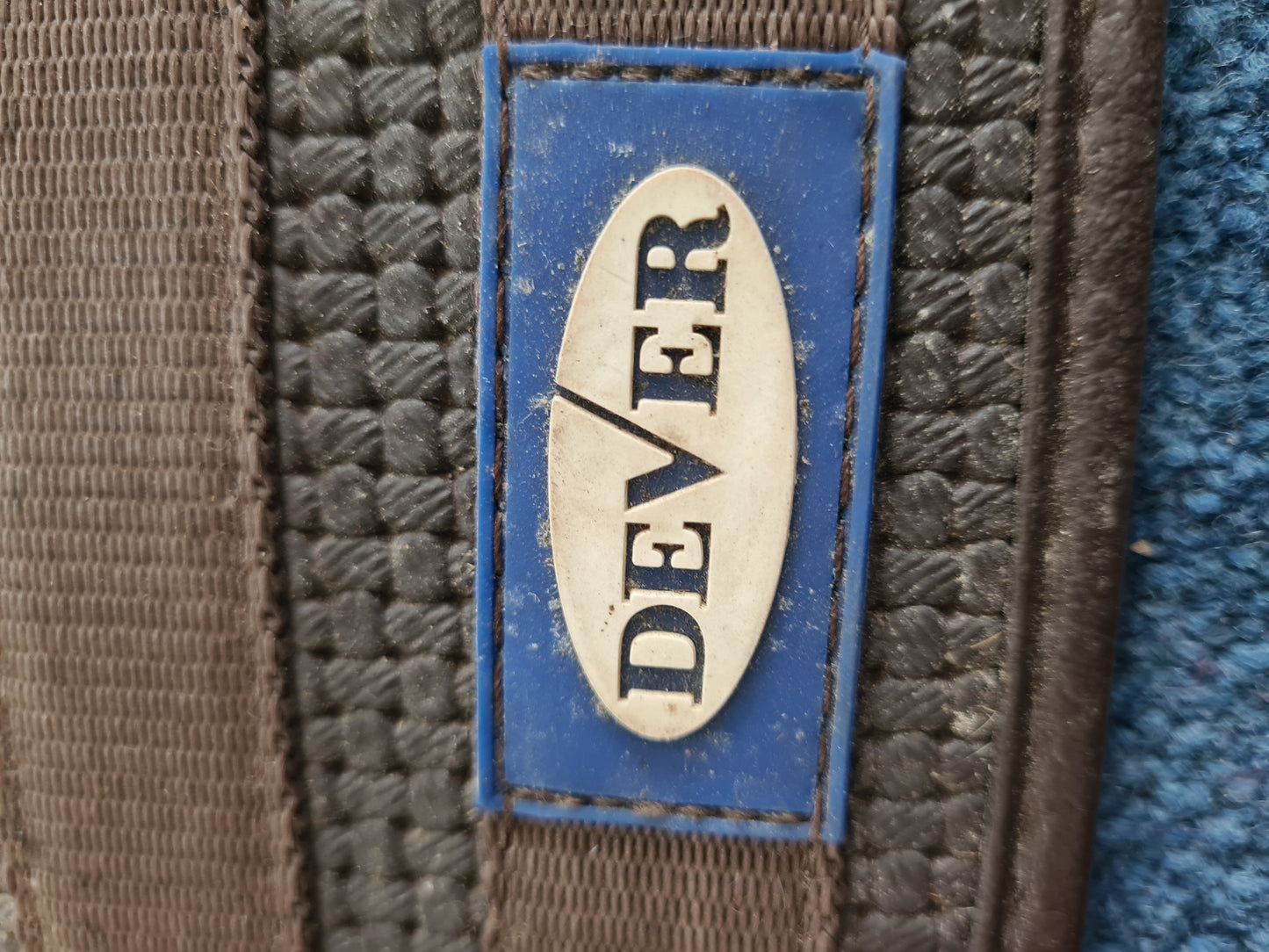 Dever elasticated 52" padded comfort girth brown