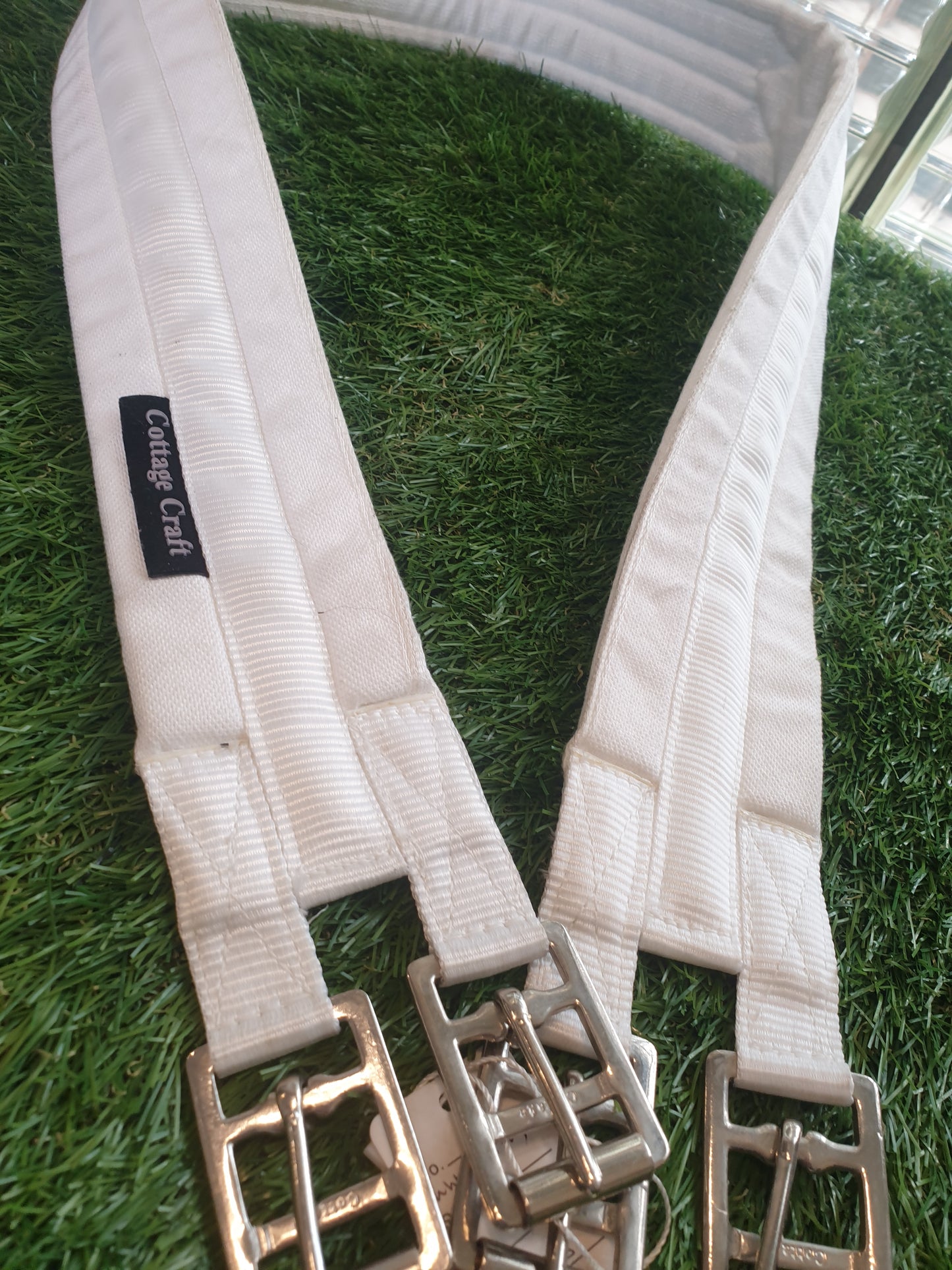 cottage craft 52" white cotton girth