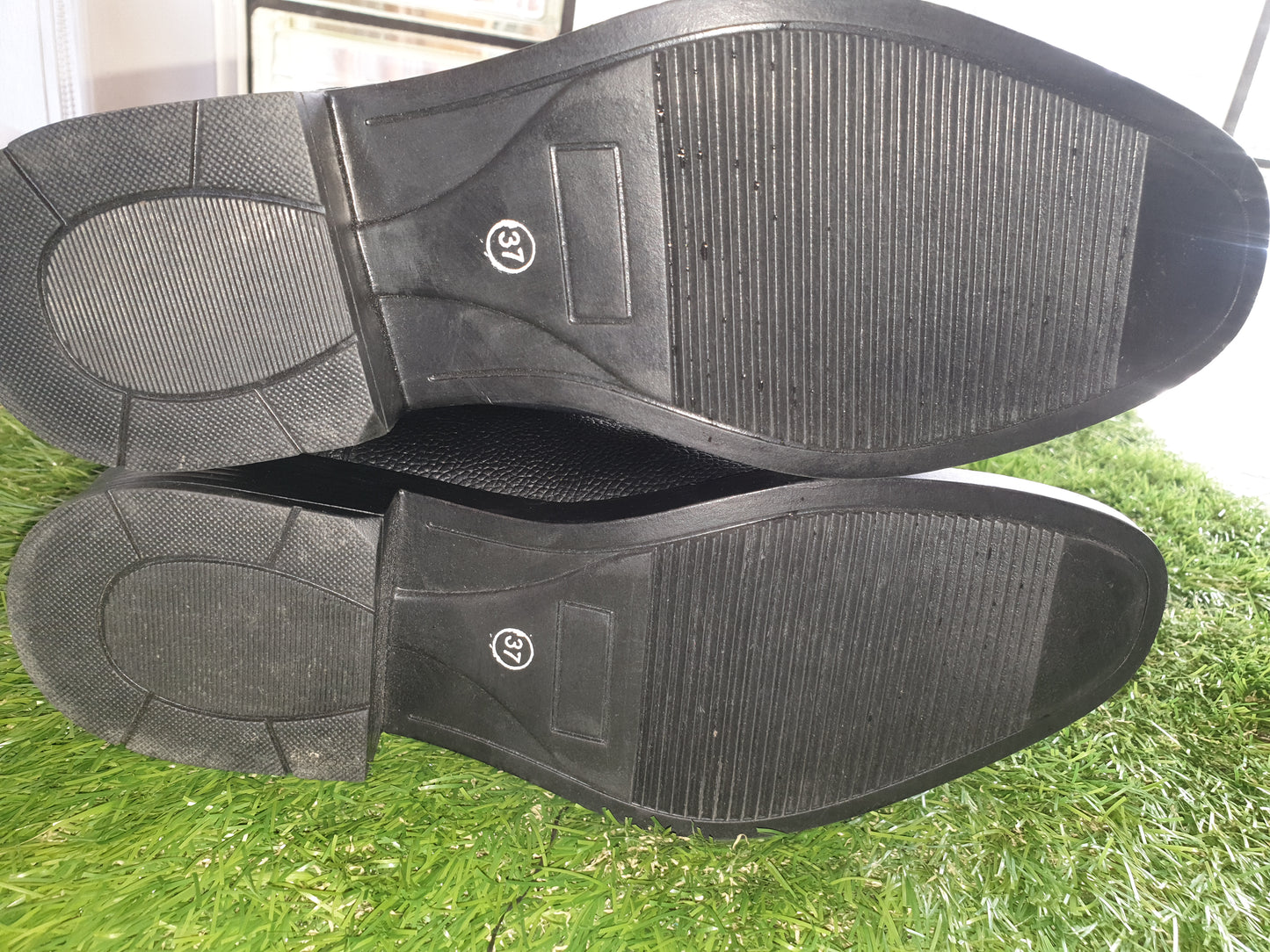 NEW Rhinegold size 4 Black Extra Wide leather Riding boots