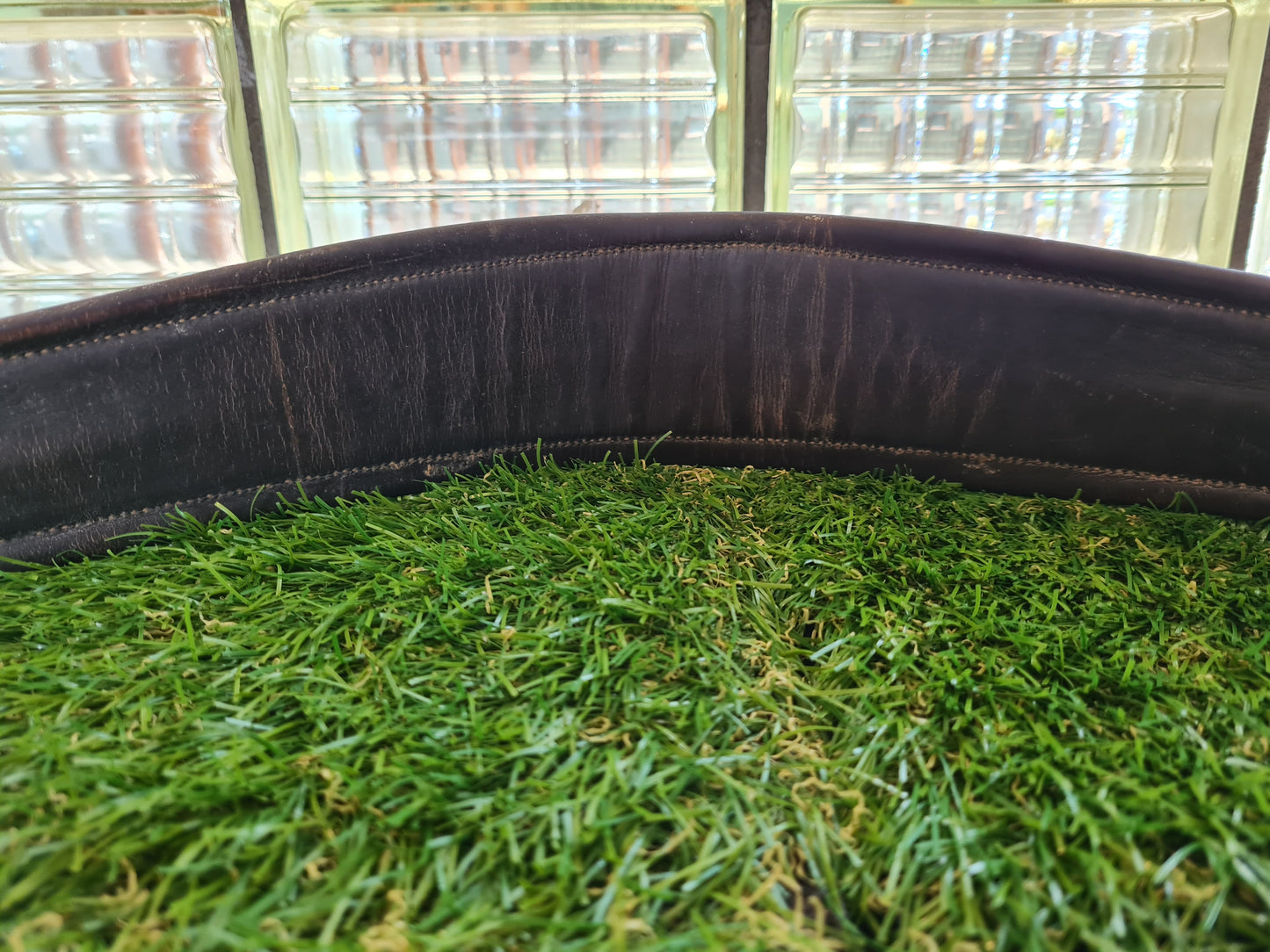 54" girth brown soft leather comfort