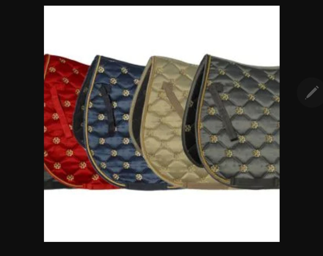 NEW Rhinegold lucky clover saddle pad