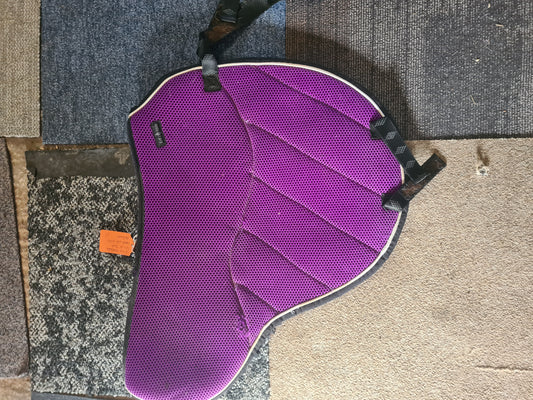 Full size Breathable 'let's ride' numnah with shim pockets