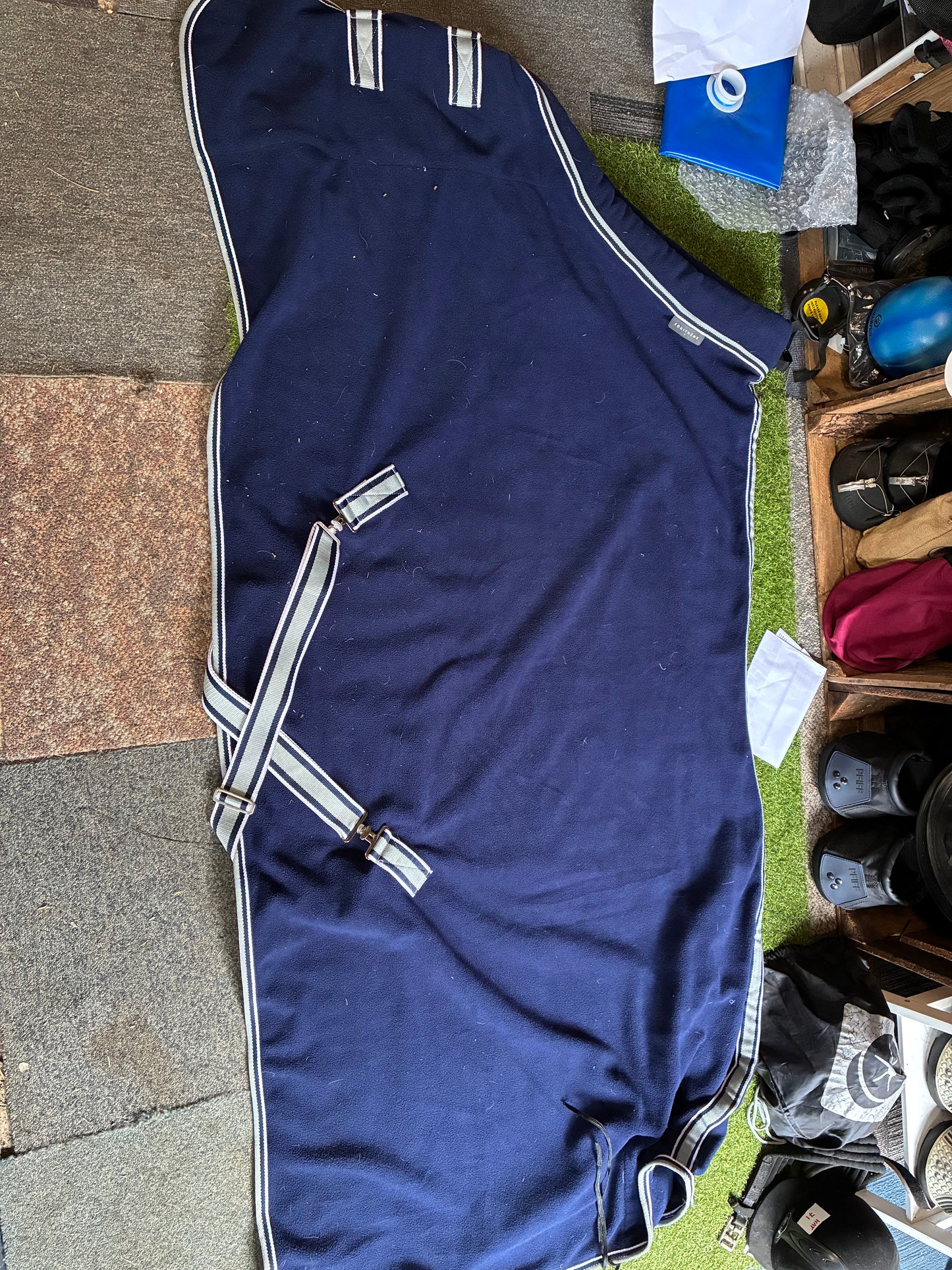 Blue Equitheme fleece 6’3❤️