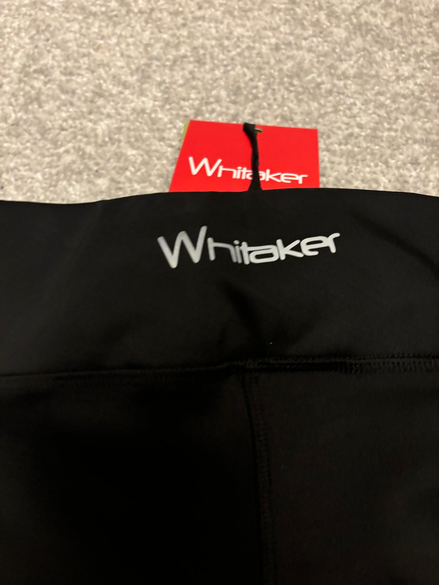 New John Whittaker black riding leggings with reflective side panel size XL 18/20❣️