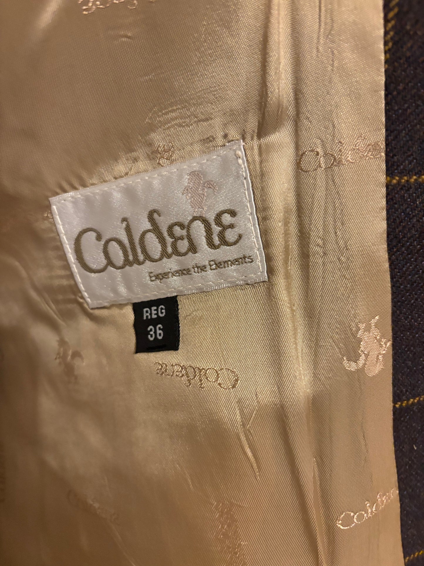 New caldene hickstead violet tweed with yellow over check❣️