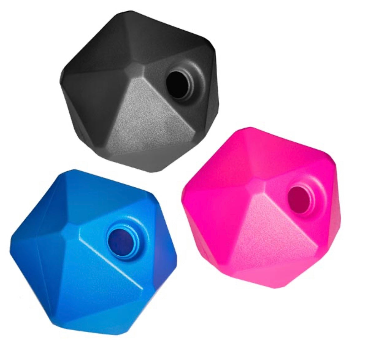 New treat balls in pink, black and blue ❣️