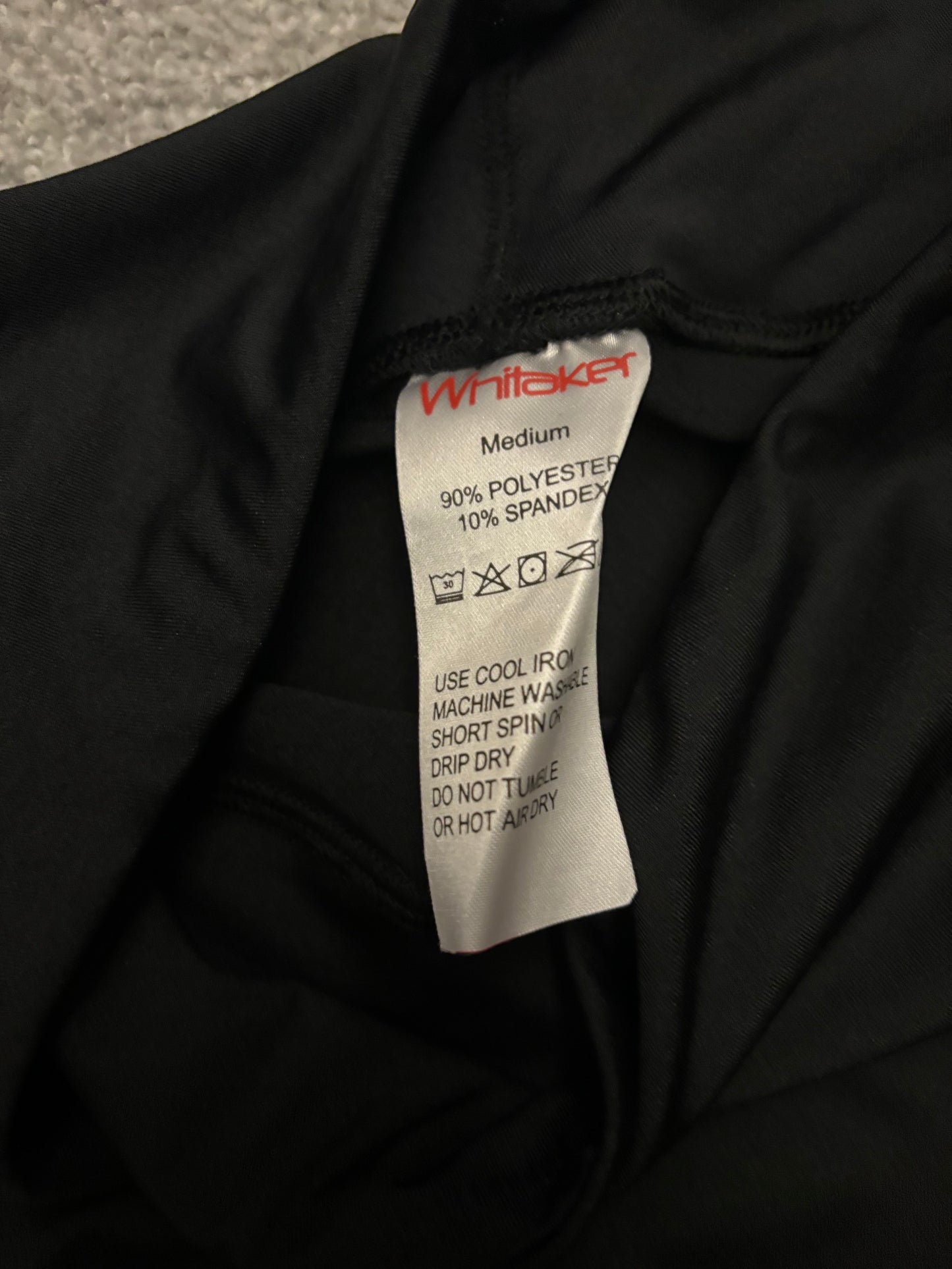 New John Whittaker black leggings with blue breathable side panels size M 10 ❣️