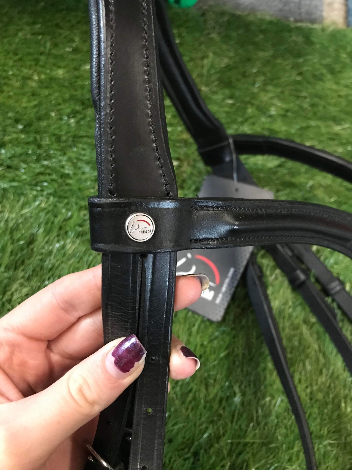 New hkm black bling comfort bridle full size ❤️