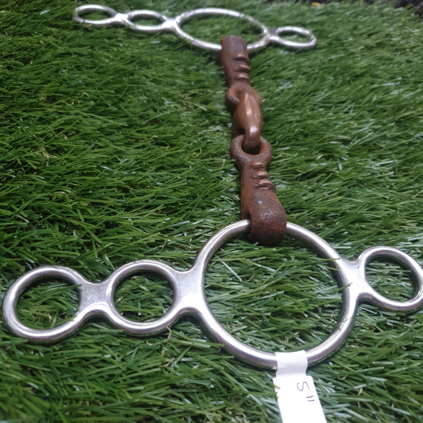 Used 5" 4 Ring Sweet Iron Gag with Lozenge