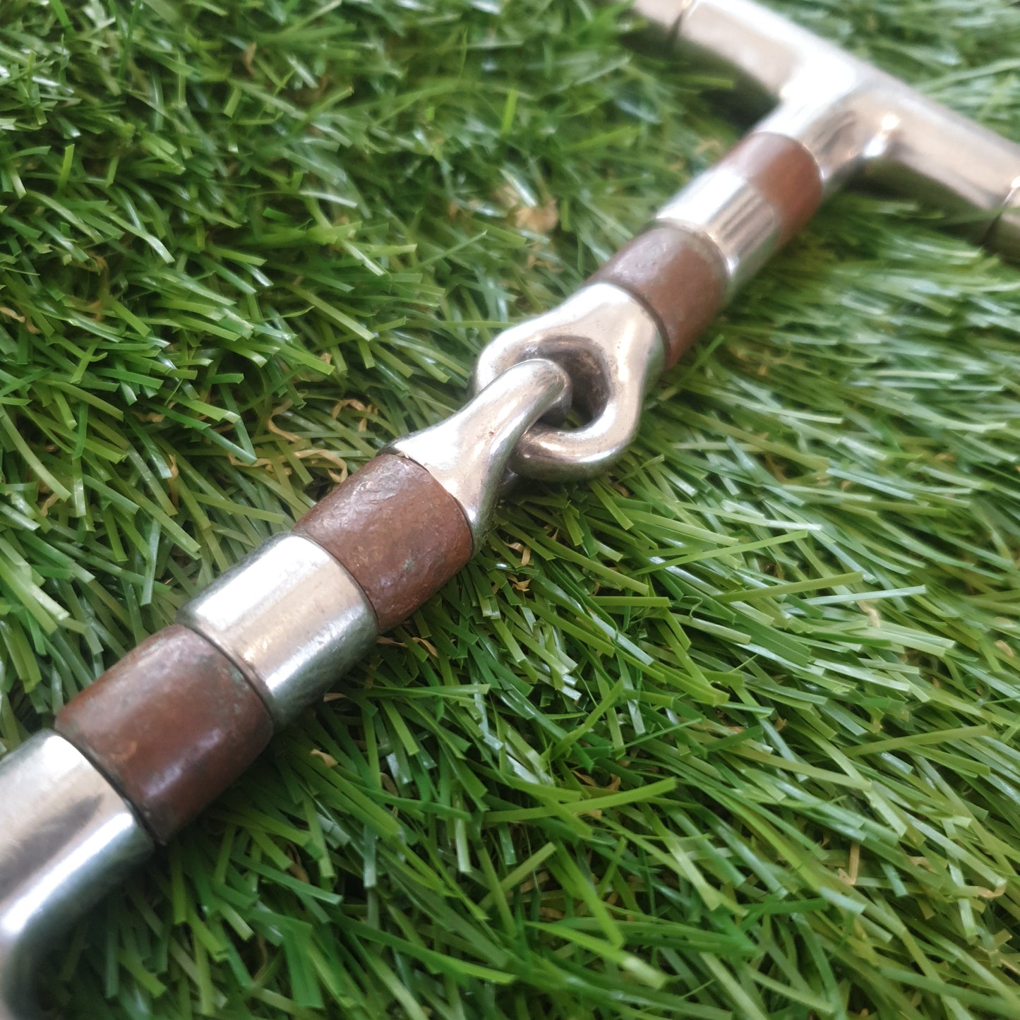 5" D Ring Snaffle with Copper Roller bit