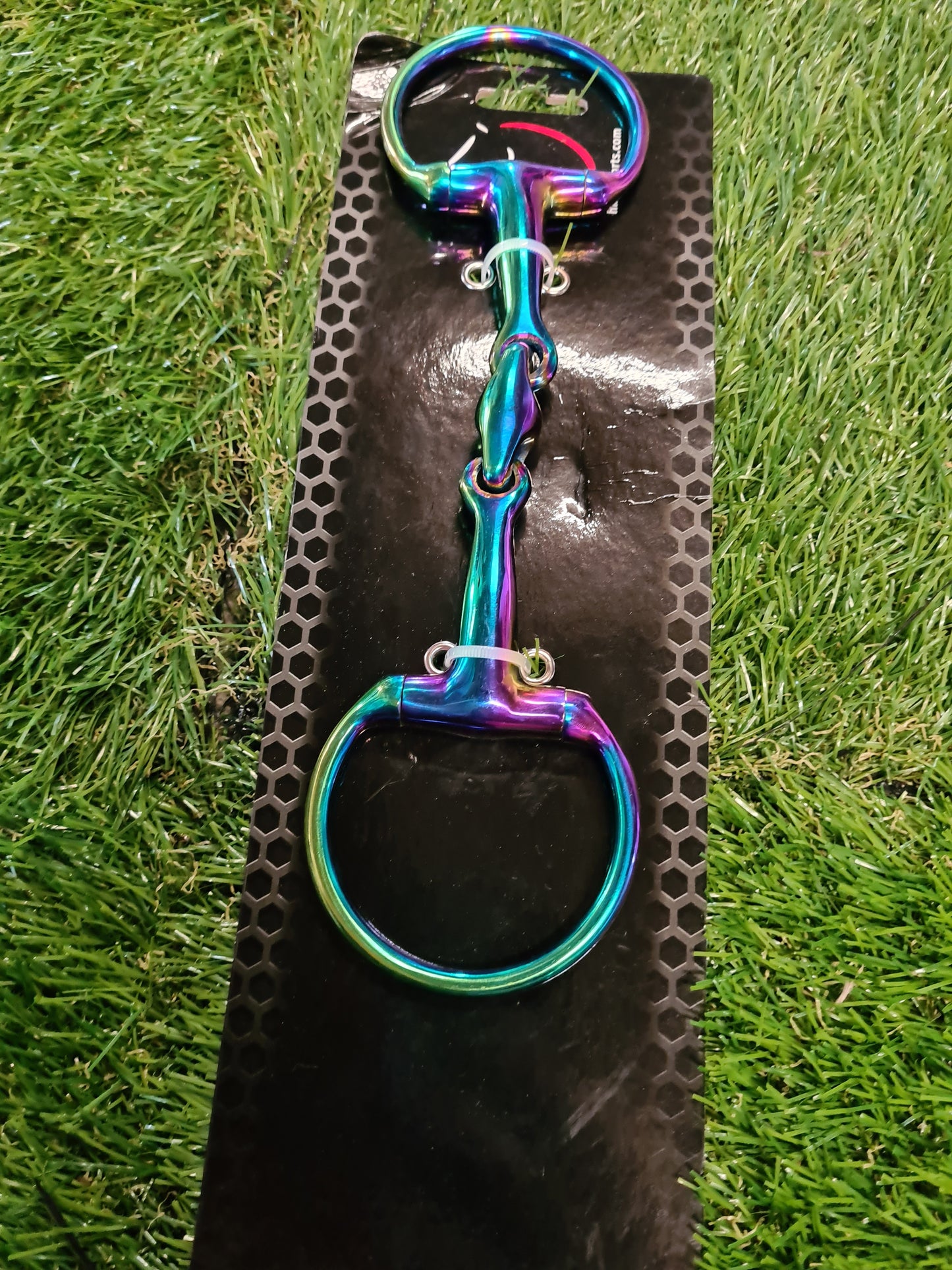 HKM 5.5" rainbow snaffle with link