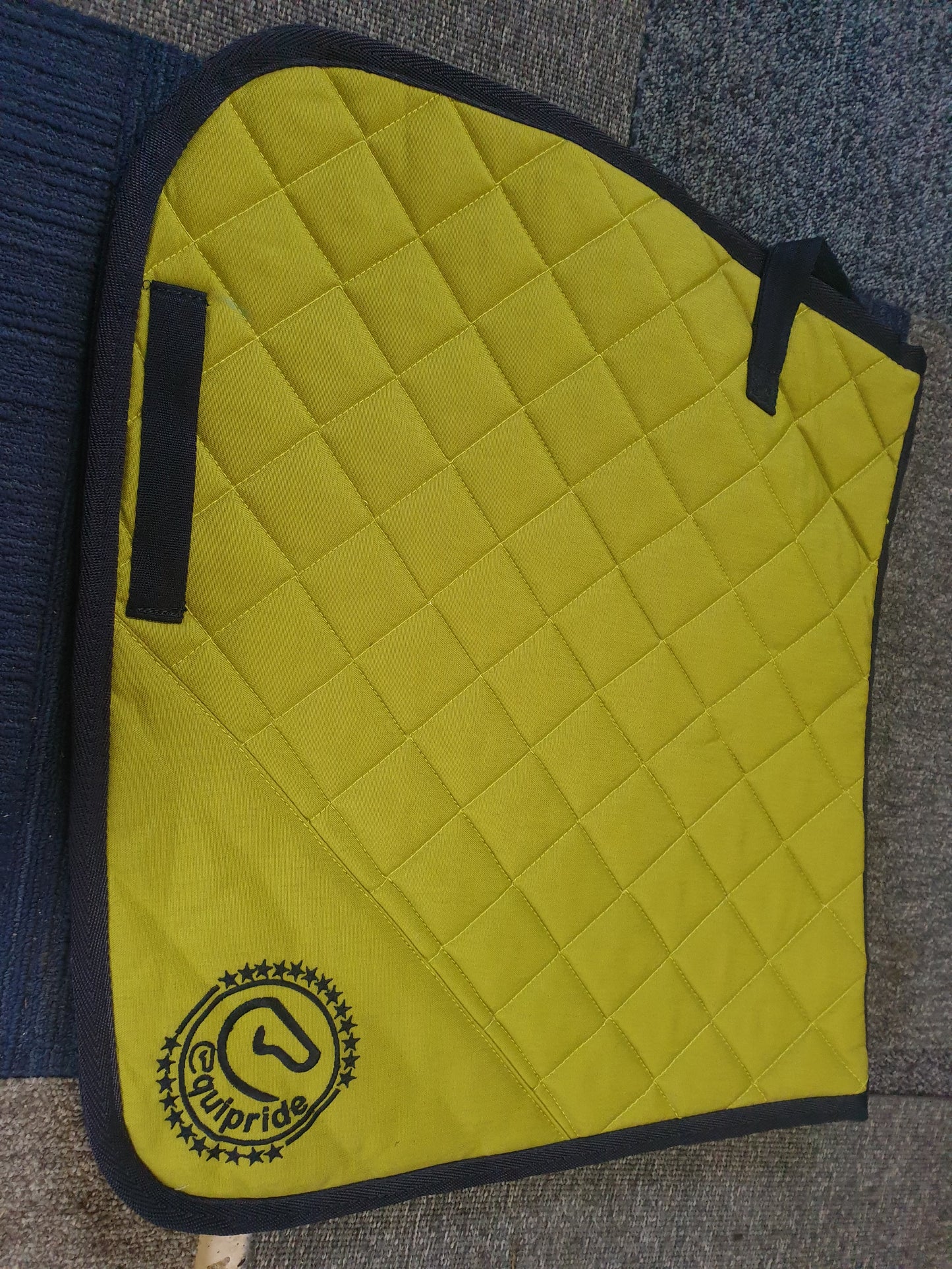 New with tags lime green with navy trim