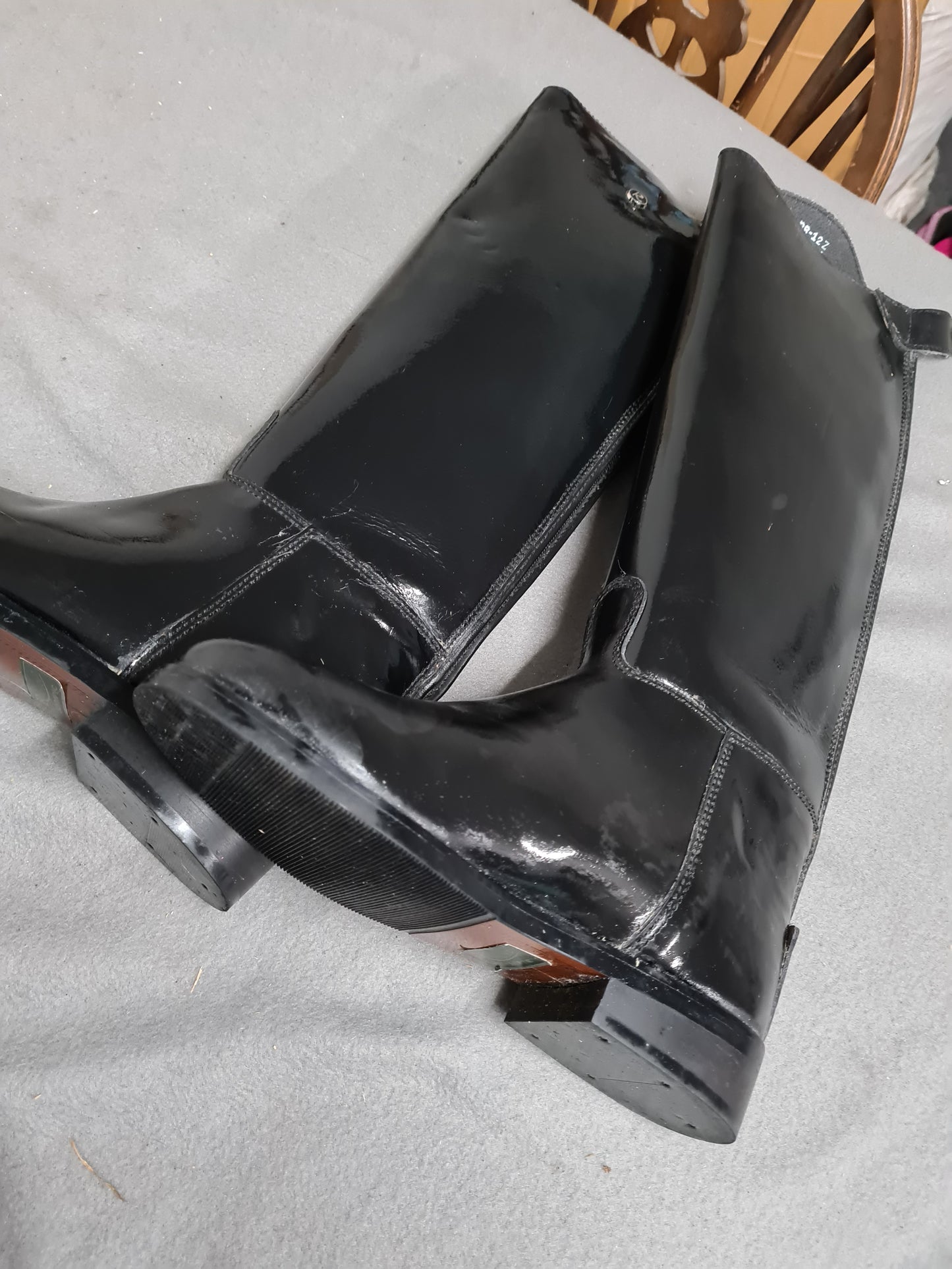 New Rhinegold Olympic size 6 long boots black FREE POSTAGE ✅