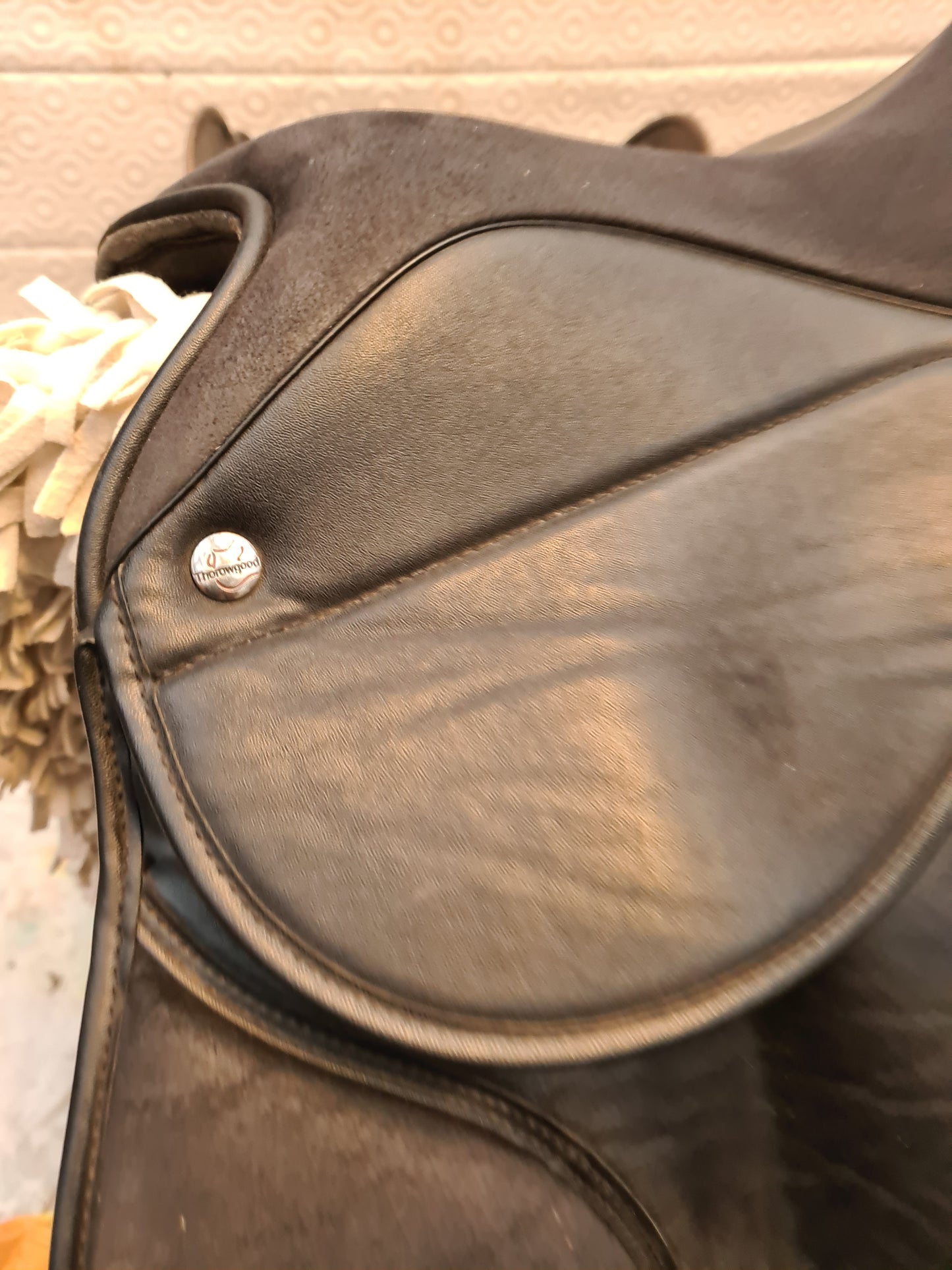 18.5" XWide Griffin Thorowgood Cob wide saddle