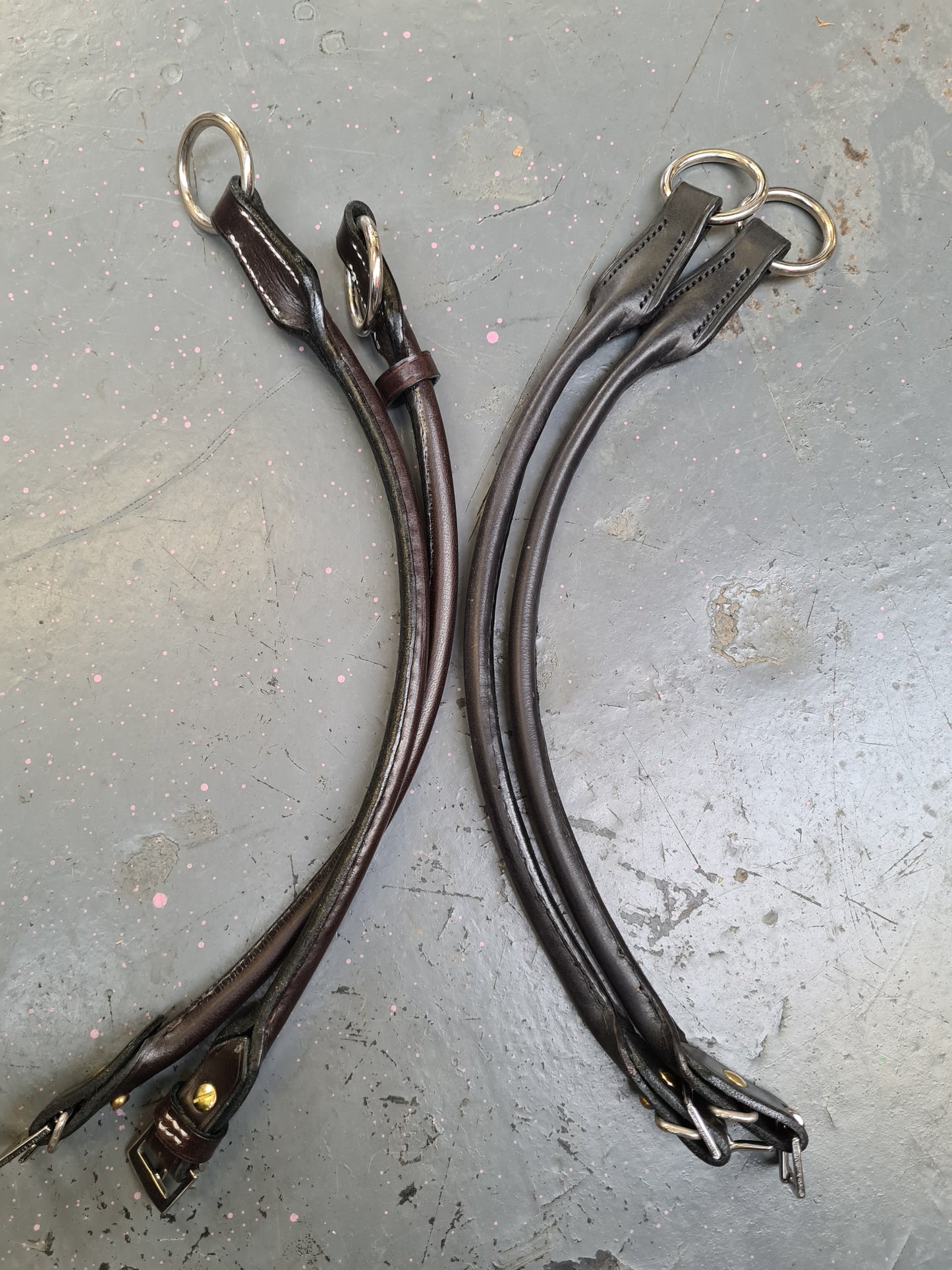 Studded Gag cheeks 18mm black and brown available