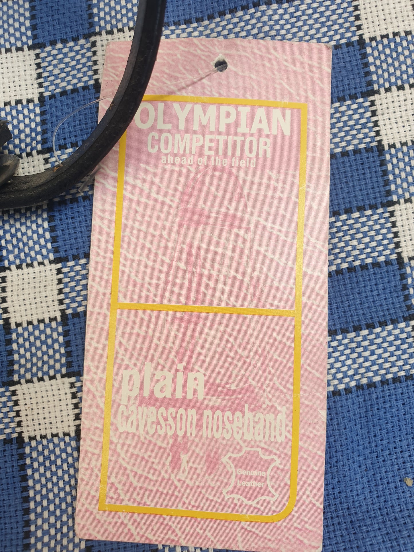 NEW olympian nose band in sizes pony and cob. Brown leather. FREE POSTAGE *
