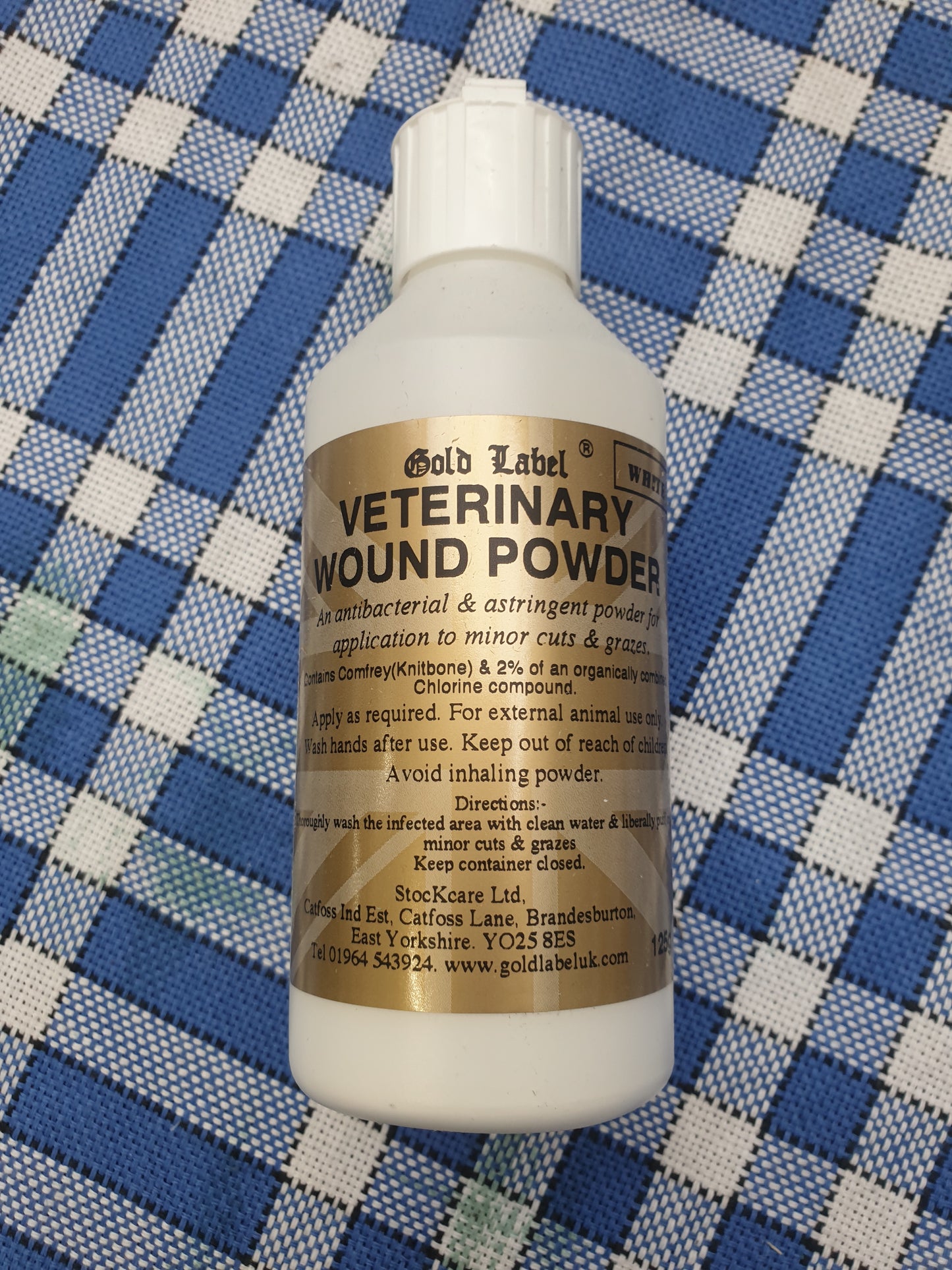 Gold label veterinary wound powder 125g *