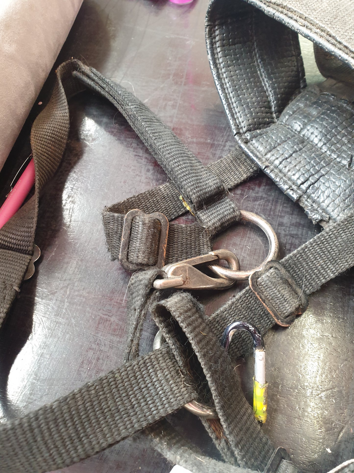 Used full size black grazing muzzle