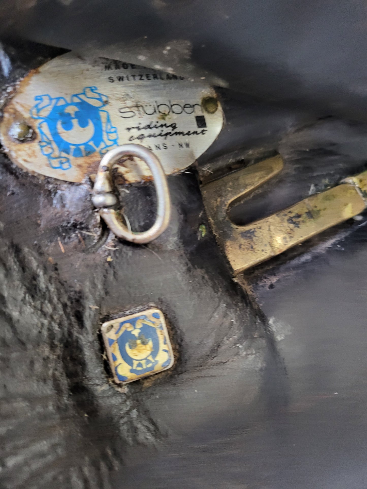 17" Black Stubben jump saddle med fit