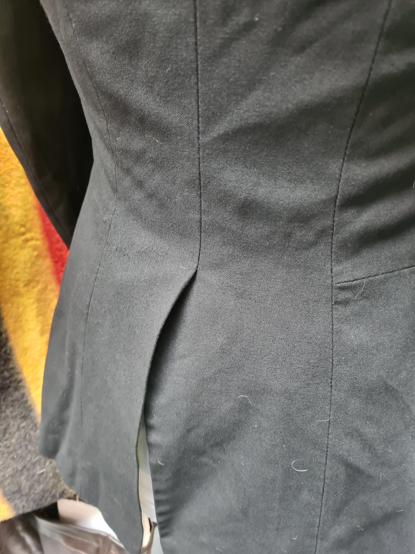 Used size 8 black show jacket