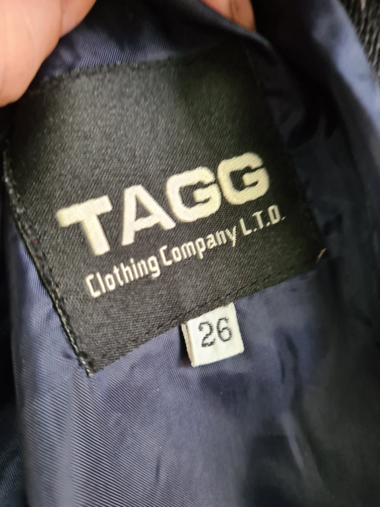 Tagg Navy tweed childs show jacket size 26"