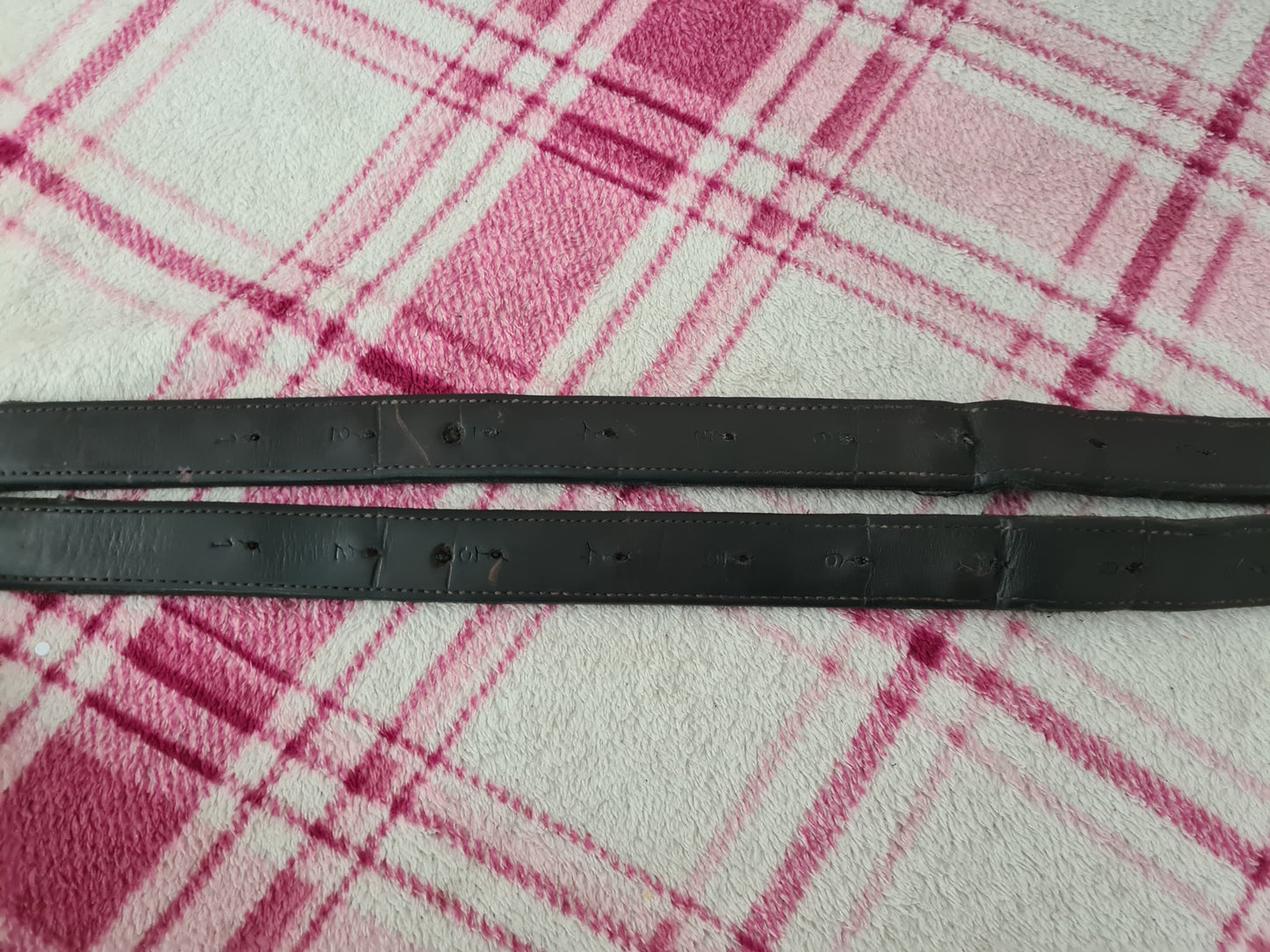 Used Brown 56" synthetic  stirrup leathers