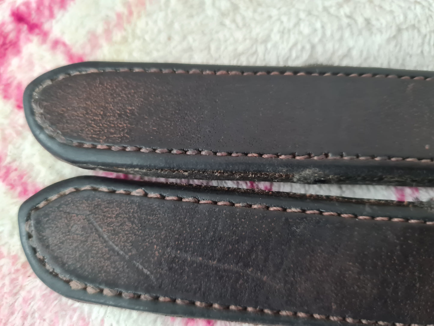 Used Brown 56" synthetic  stirrup leathers