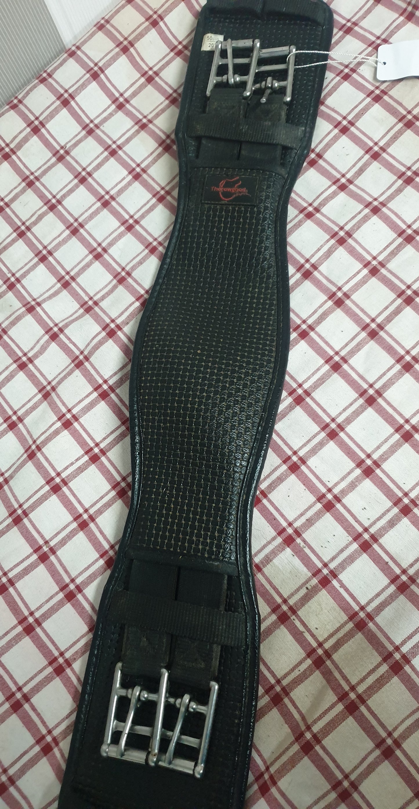 Thorowgood 20” black comfort dressage girth