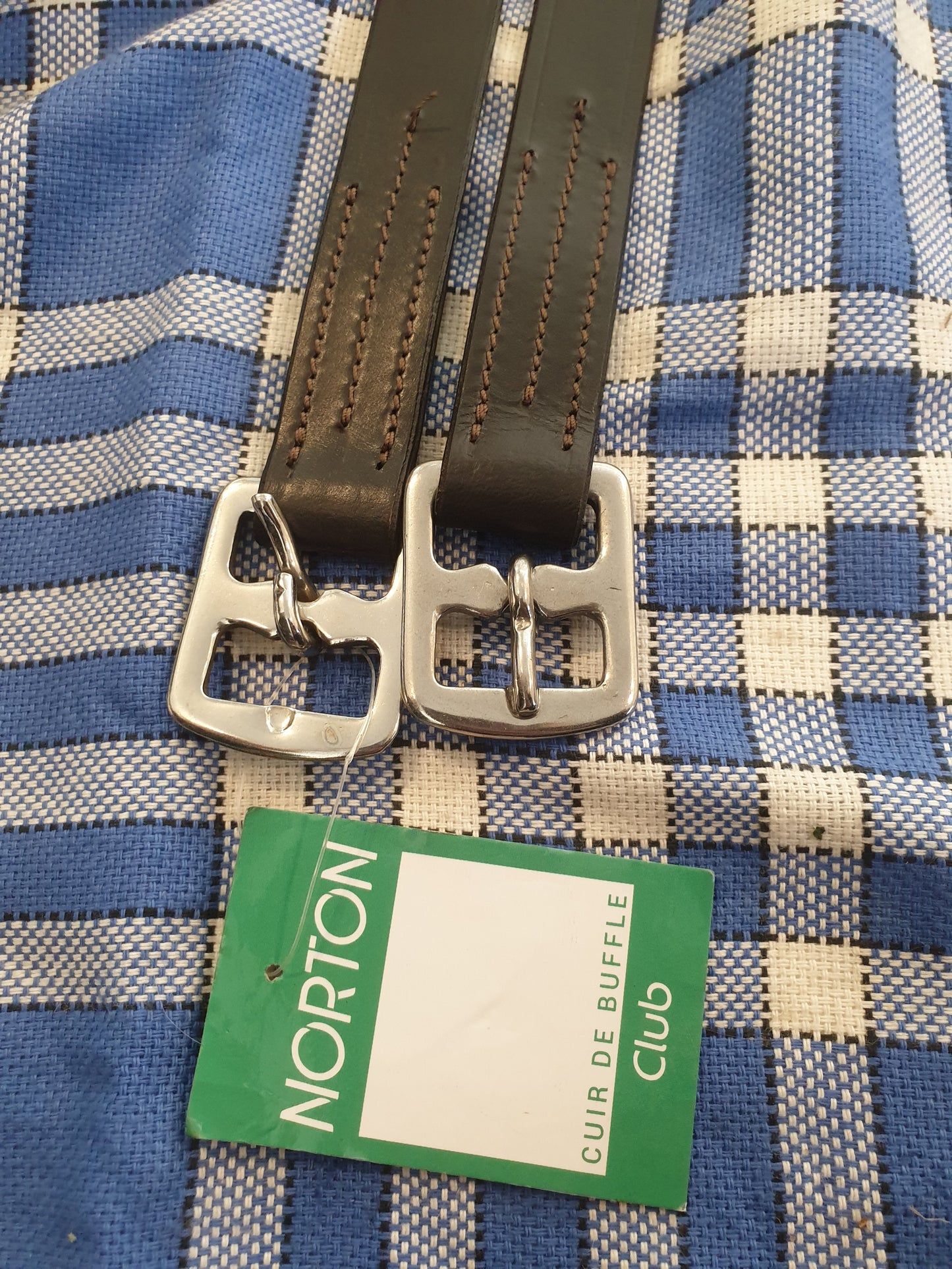 New Brown 50" Norton Pink Diamante Stirrup leathers