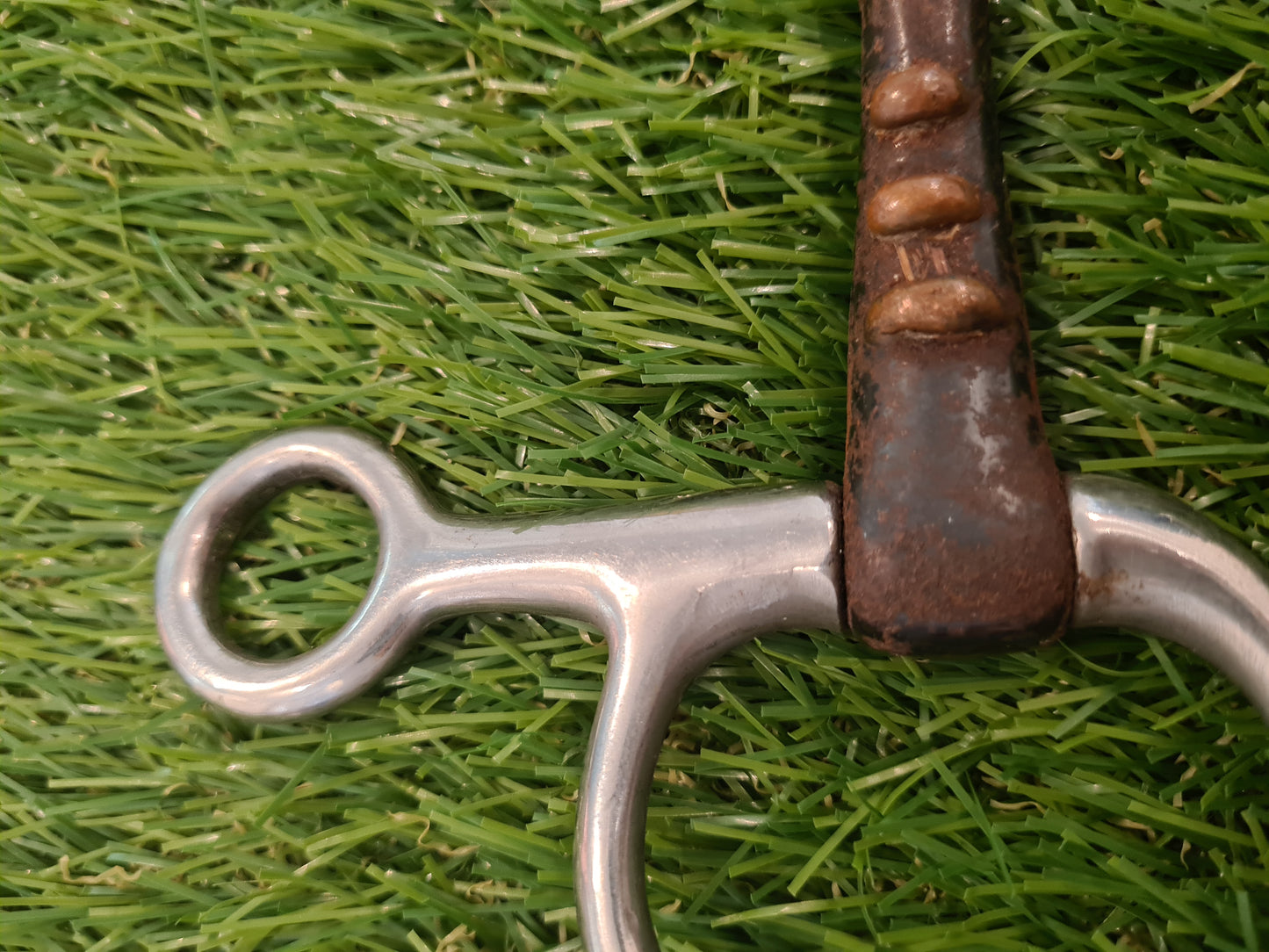 Used 5 3/4" Sweet Iron Hanging Cheek with Lozenge