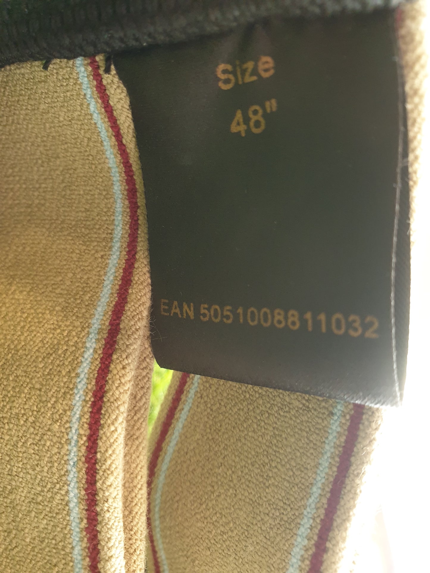 NEW 48” black cotton elasticated girth