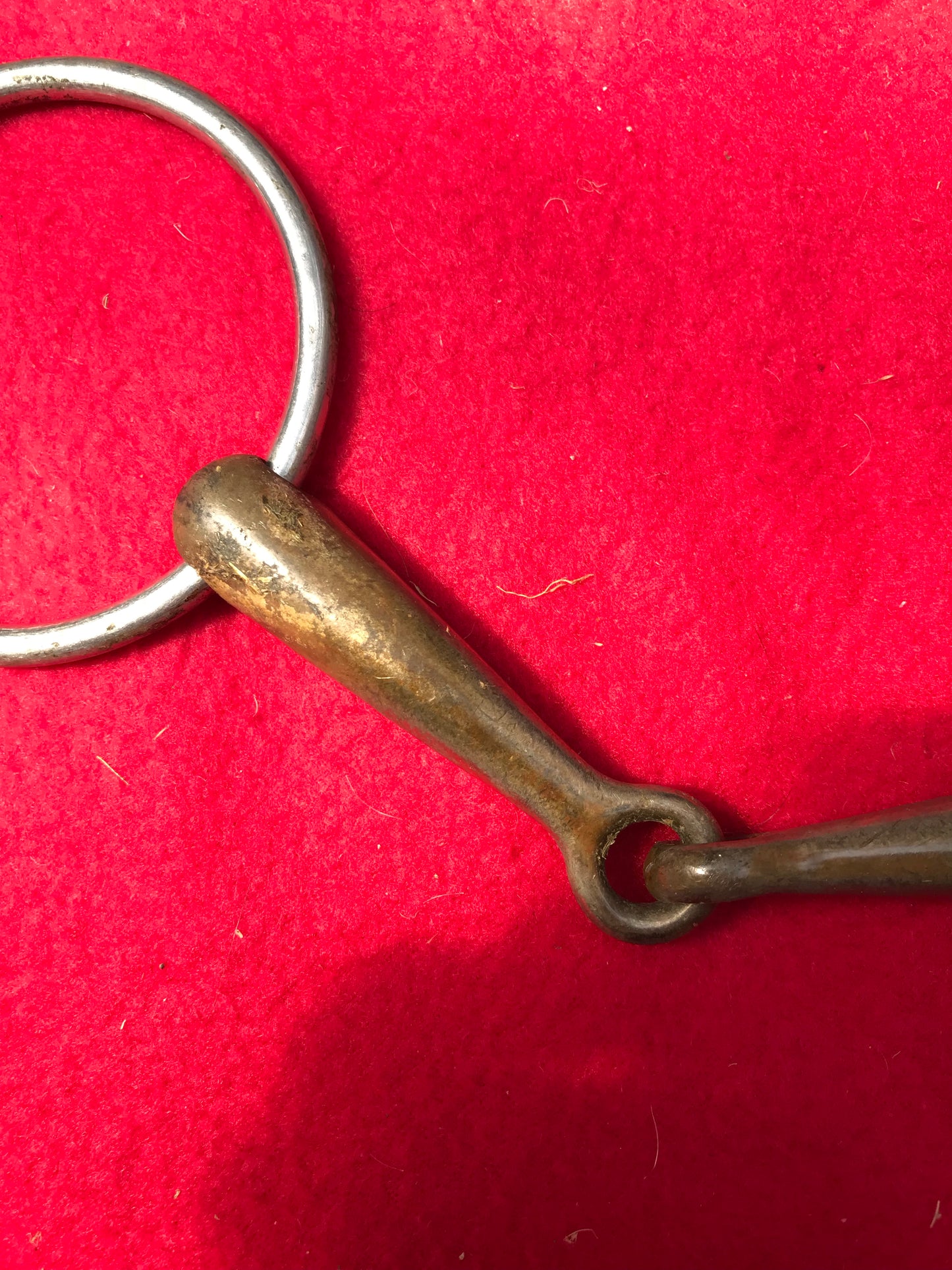 Loose ring with sweet iron snaffle 5-3/4”