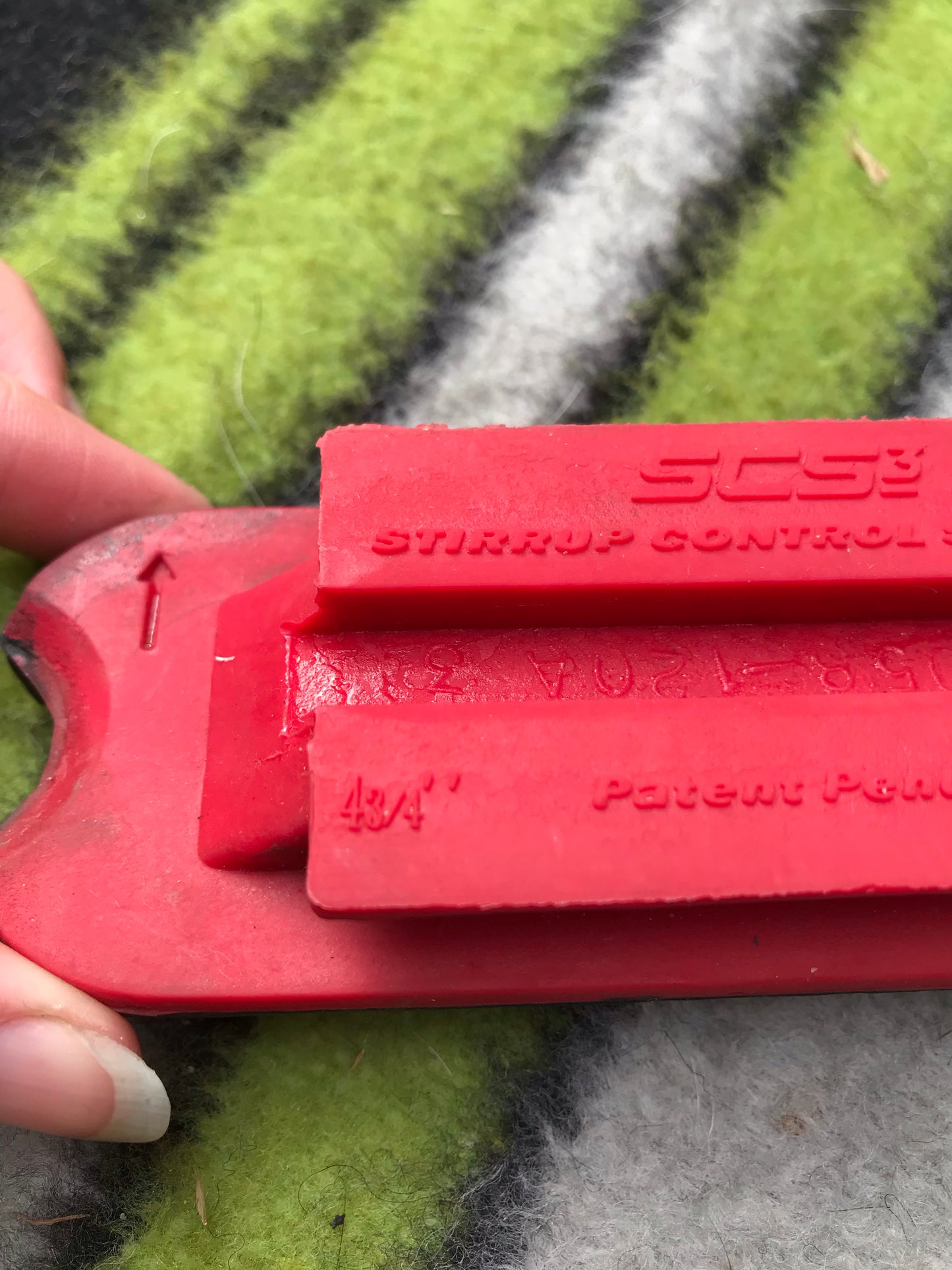 mountain horse 4 3/4” stirrup rubbers