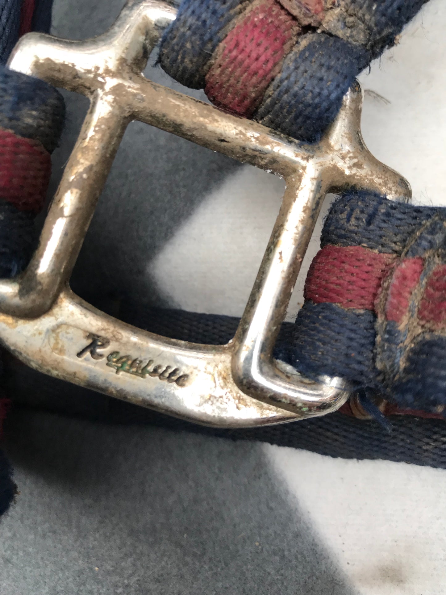 Requisite navy and red pony size head collar FREE POSTAGE ■