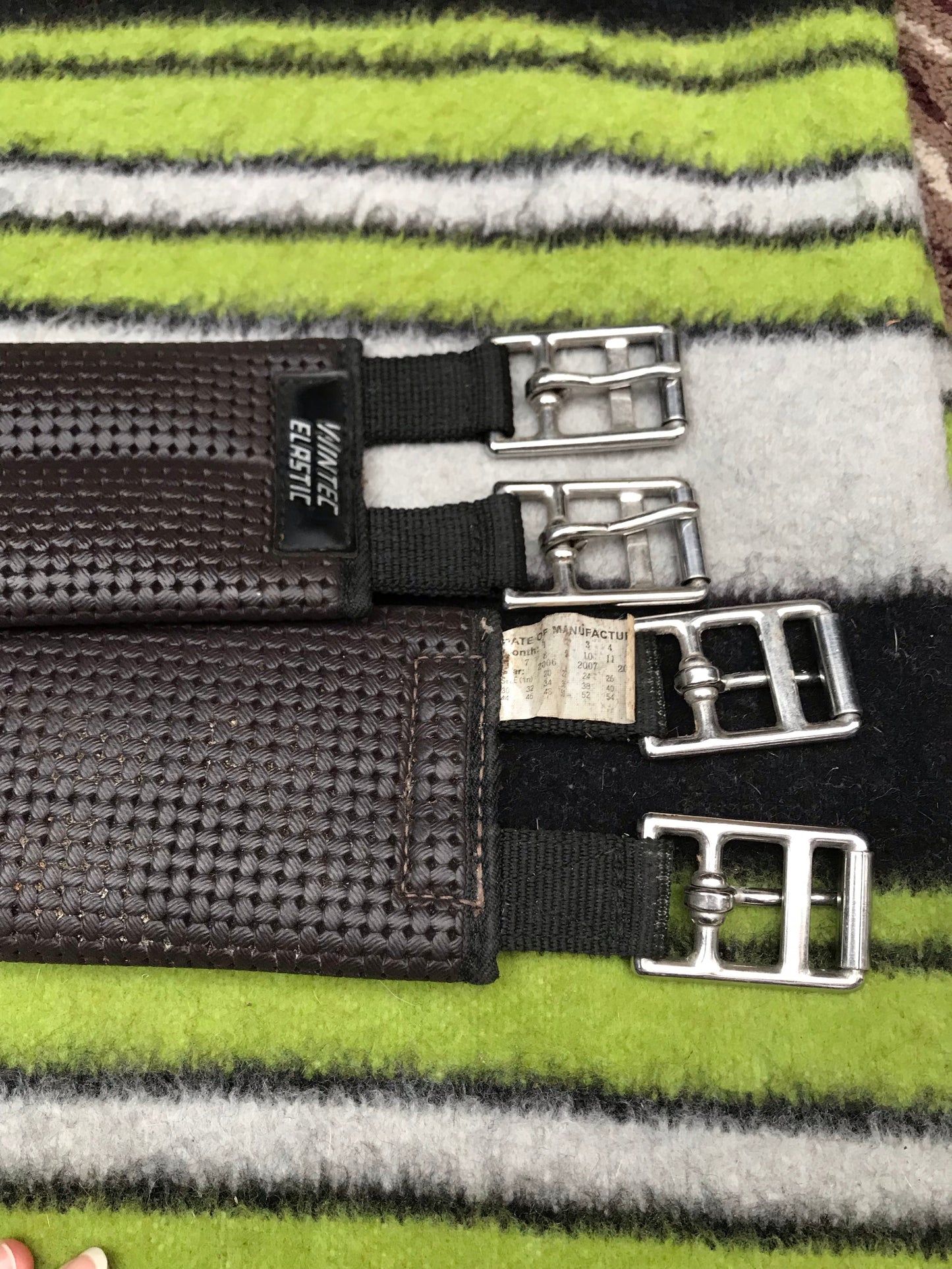 53” brown wintec synthetic comfort girth