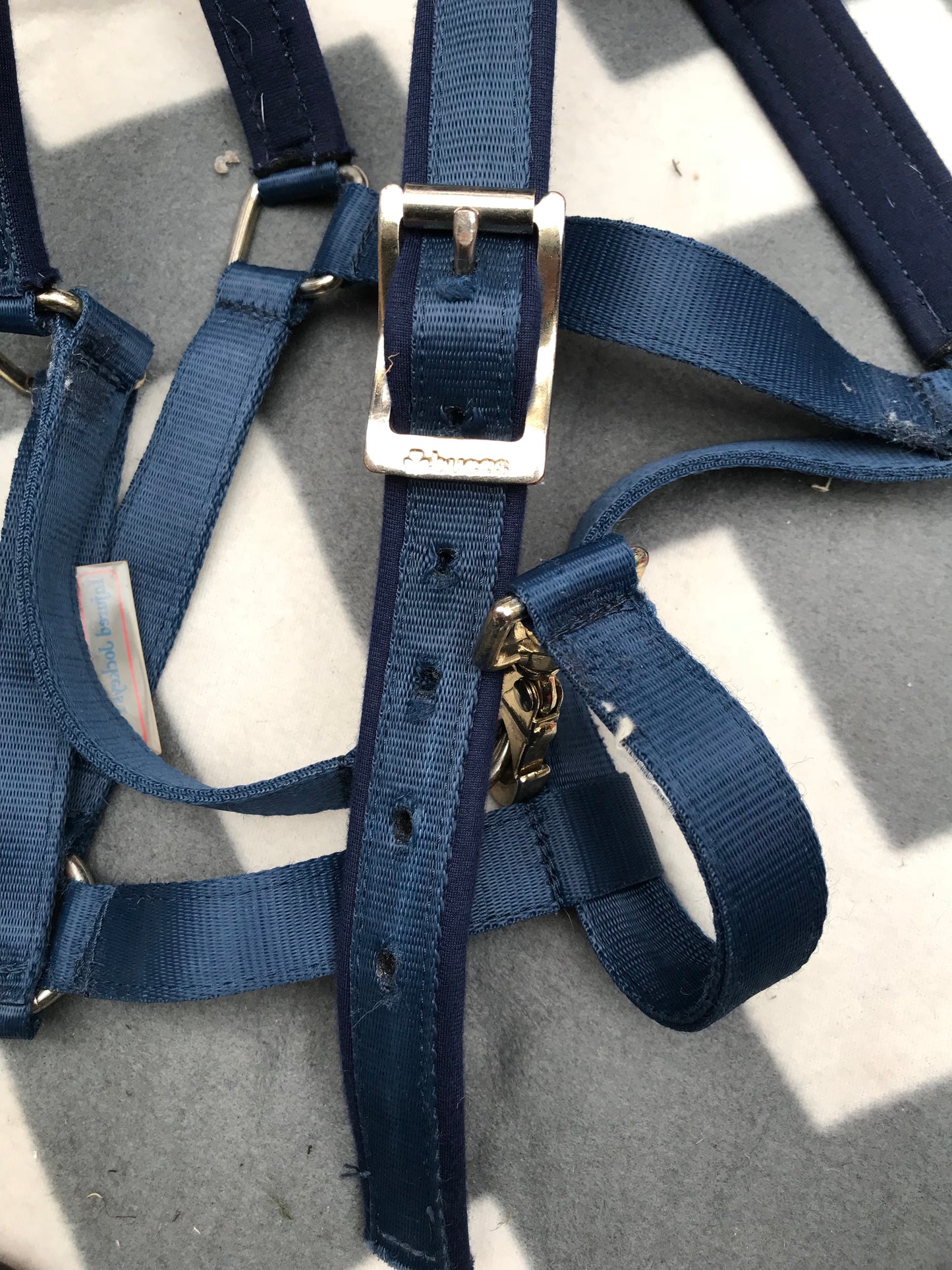 Injured jockey fund full size head collar and lead rope set