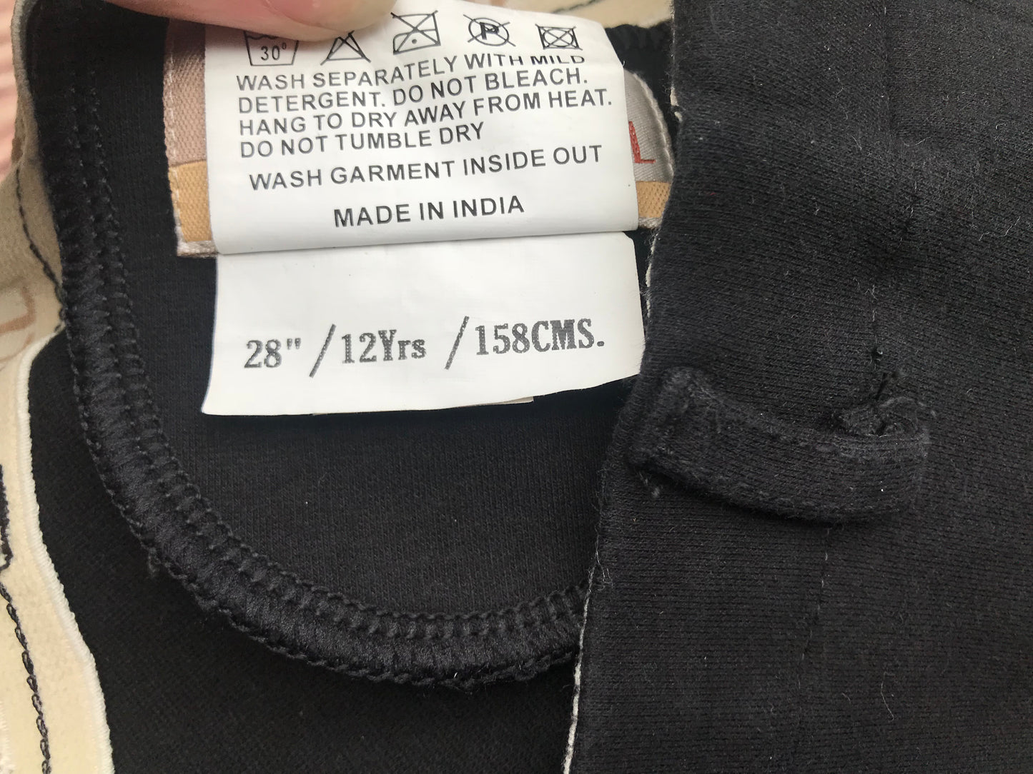 harry hall children’s jodhpurs age 12 black FREE POSTAGE