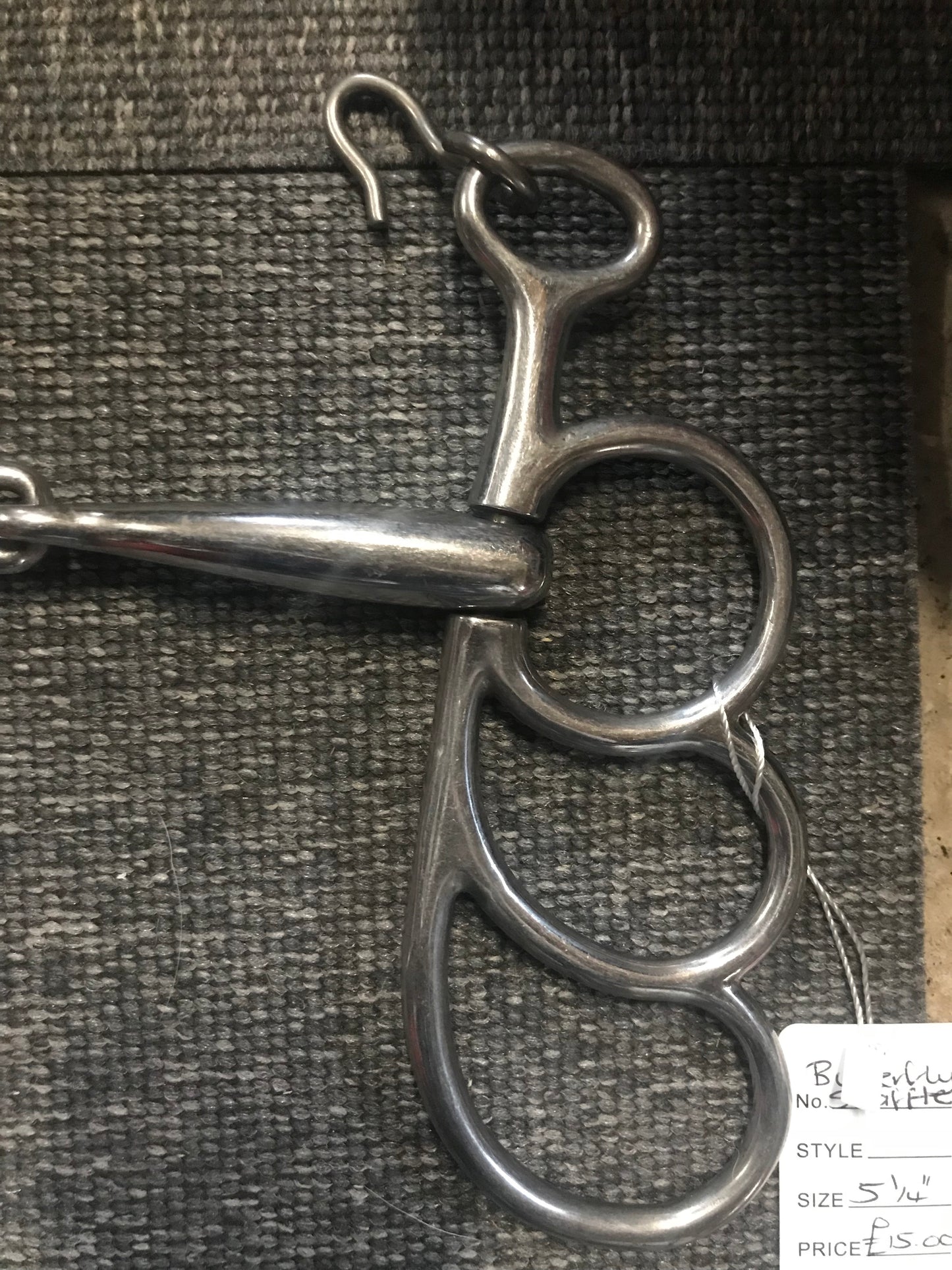 Butterfly snaffle bit 5 1/4”