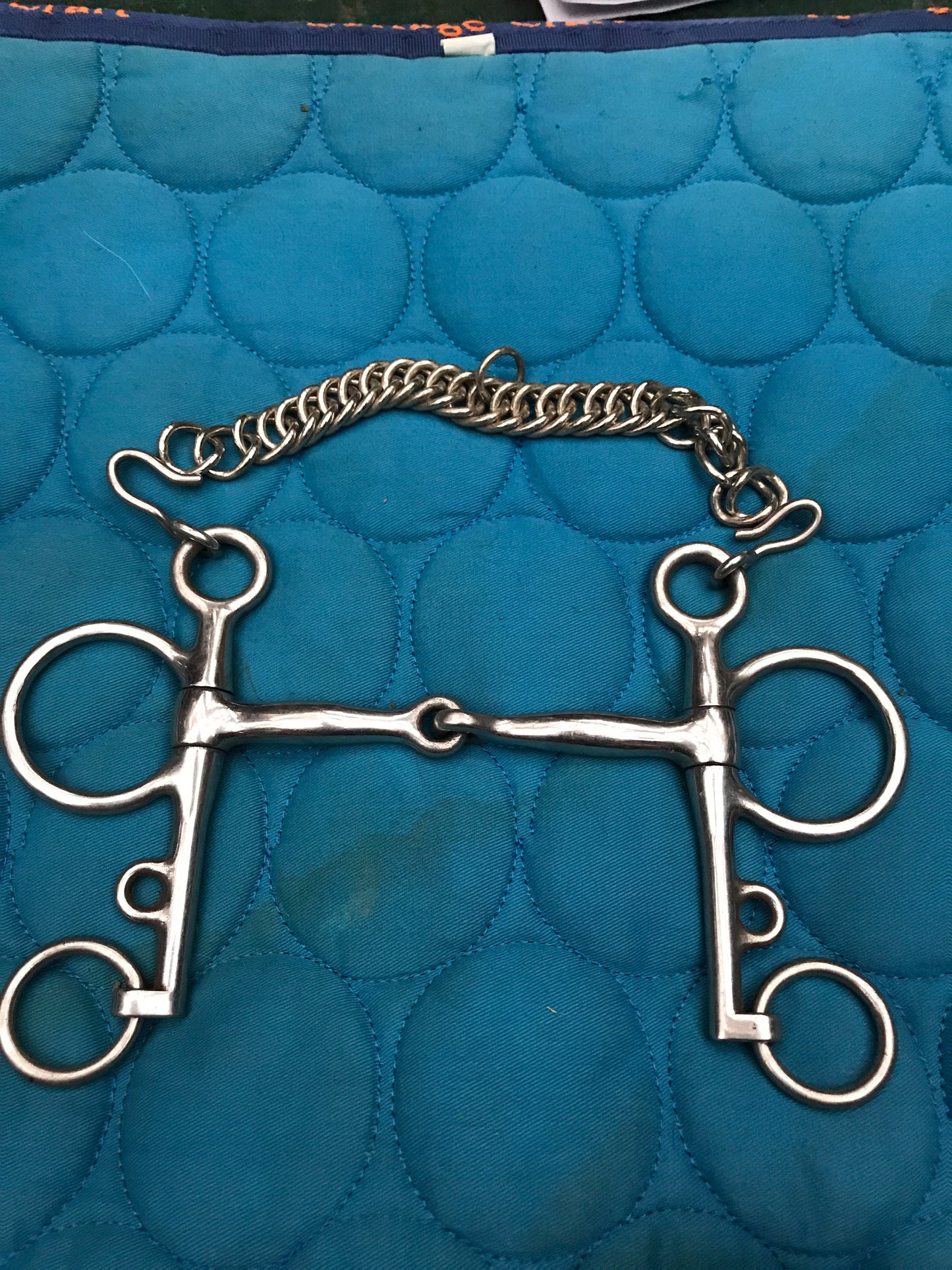 Pelham with curb chain size: 5” (