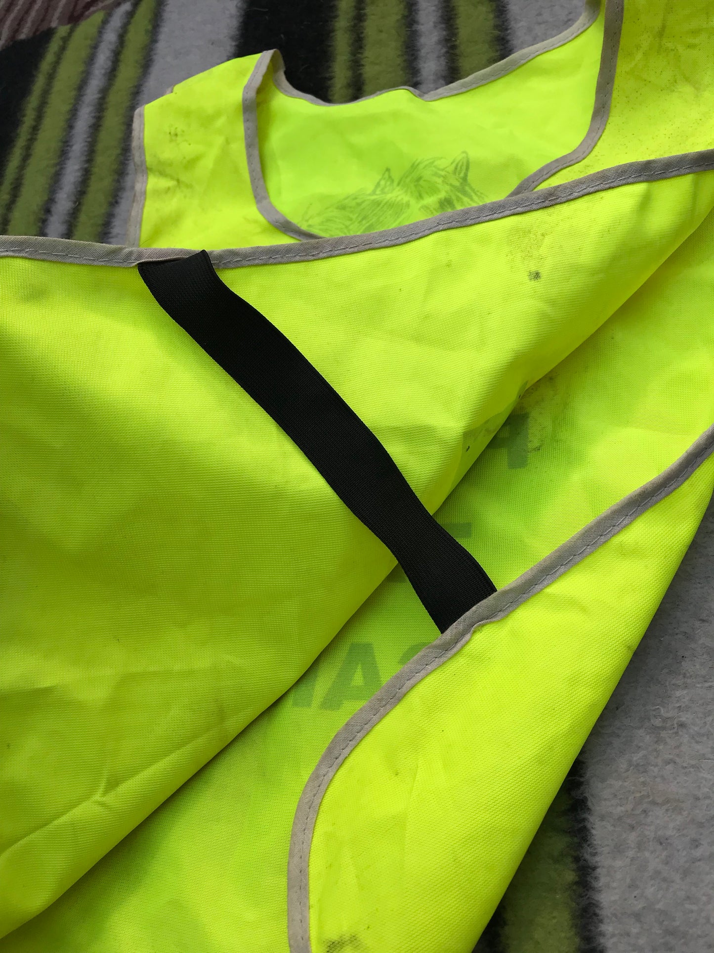 Adults large hi vis vest