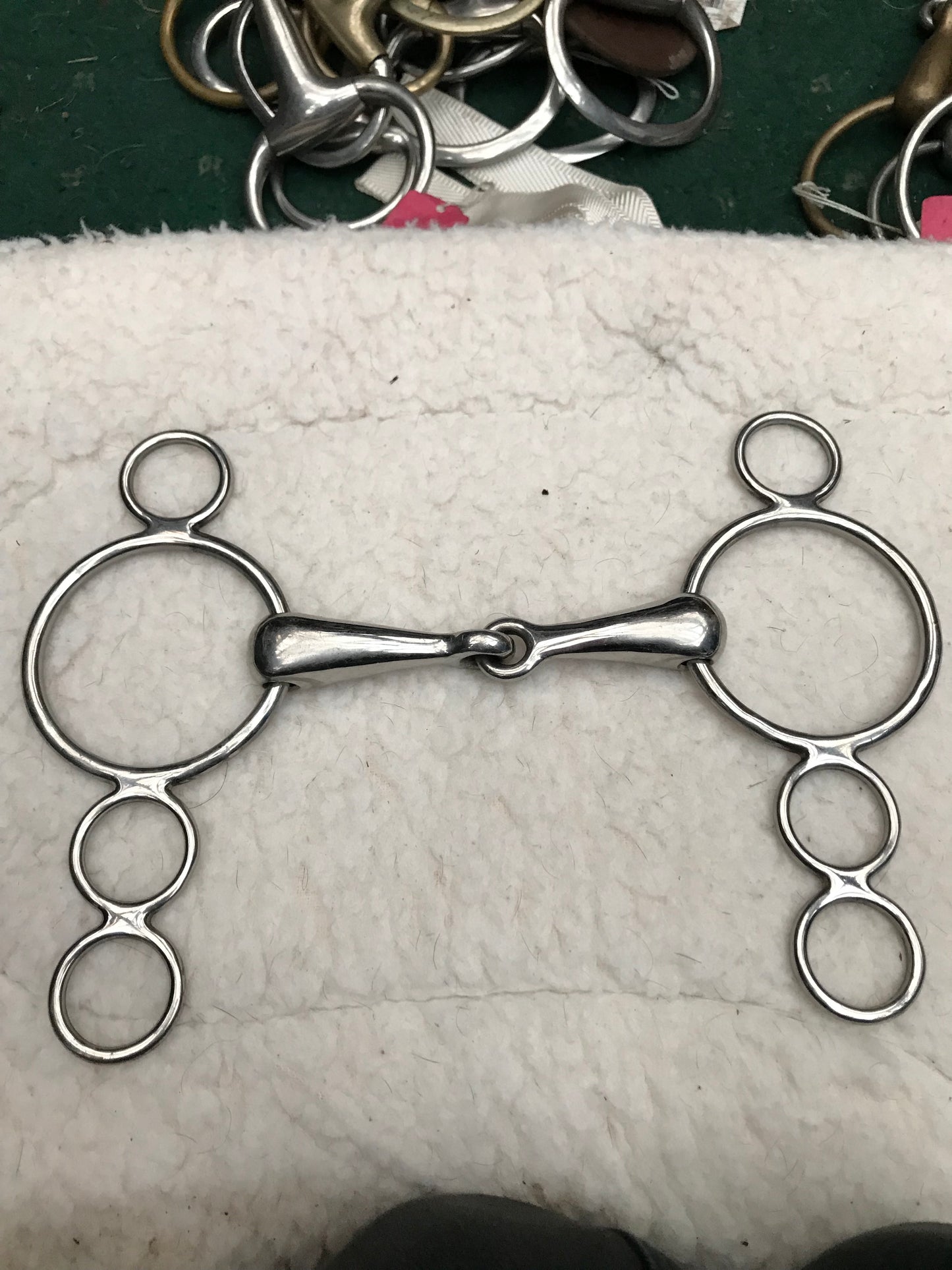 4 ring snaffle size: 4-3/4”