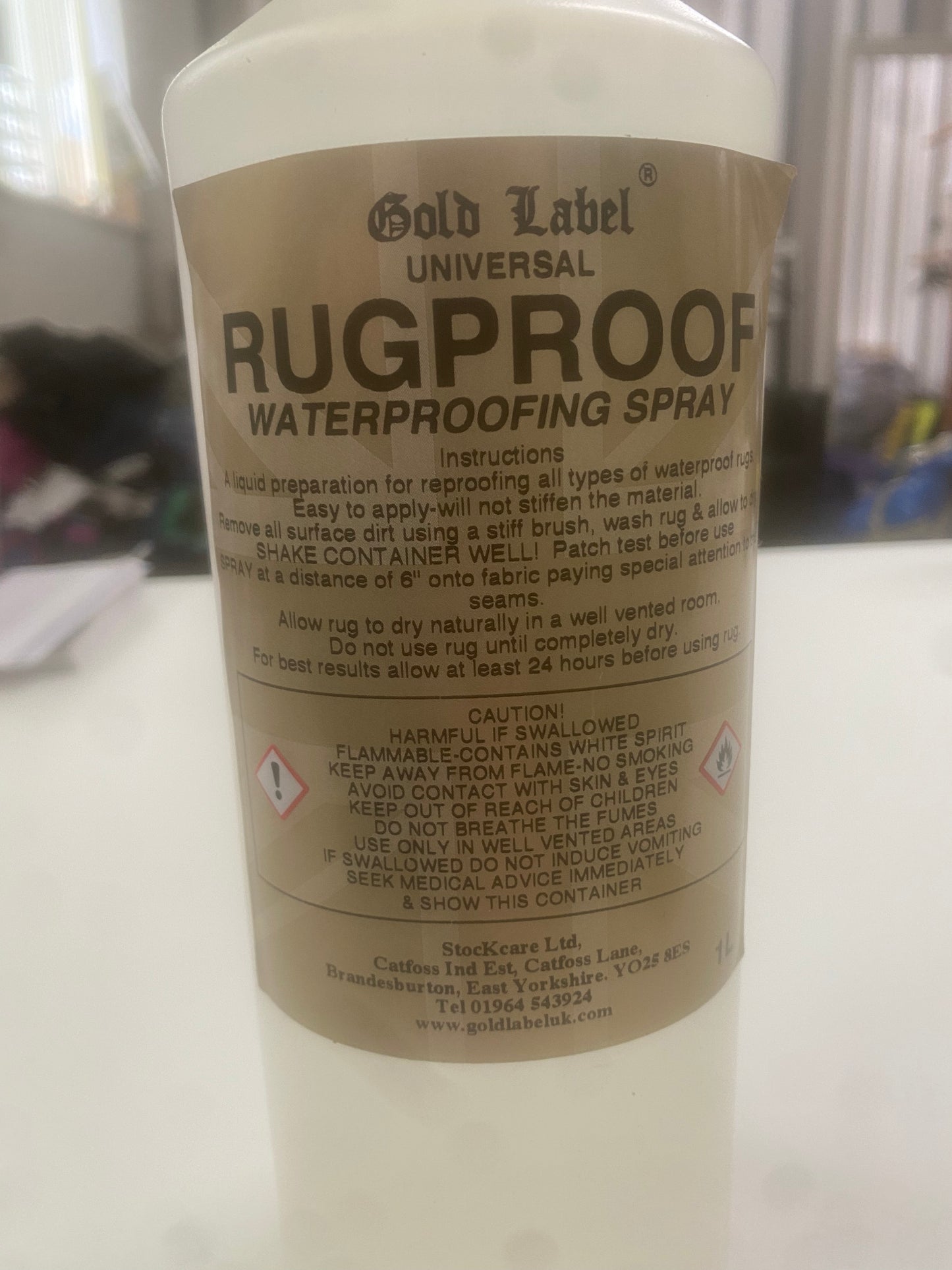 New gold label universal rugproof spray 1L