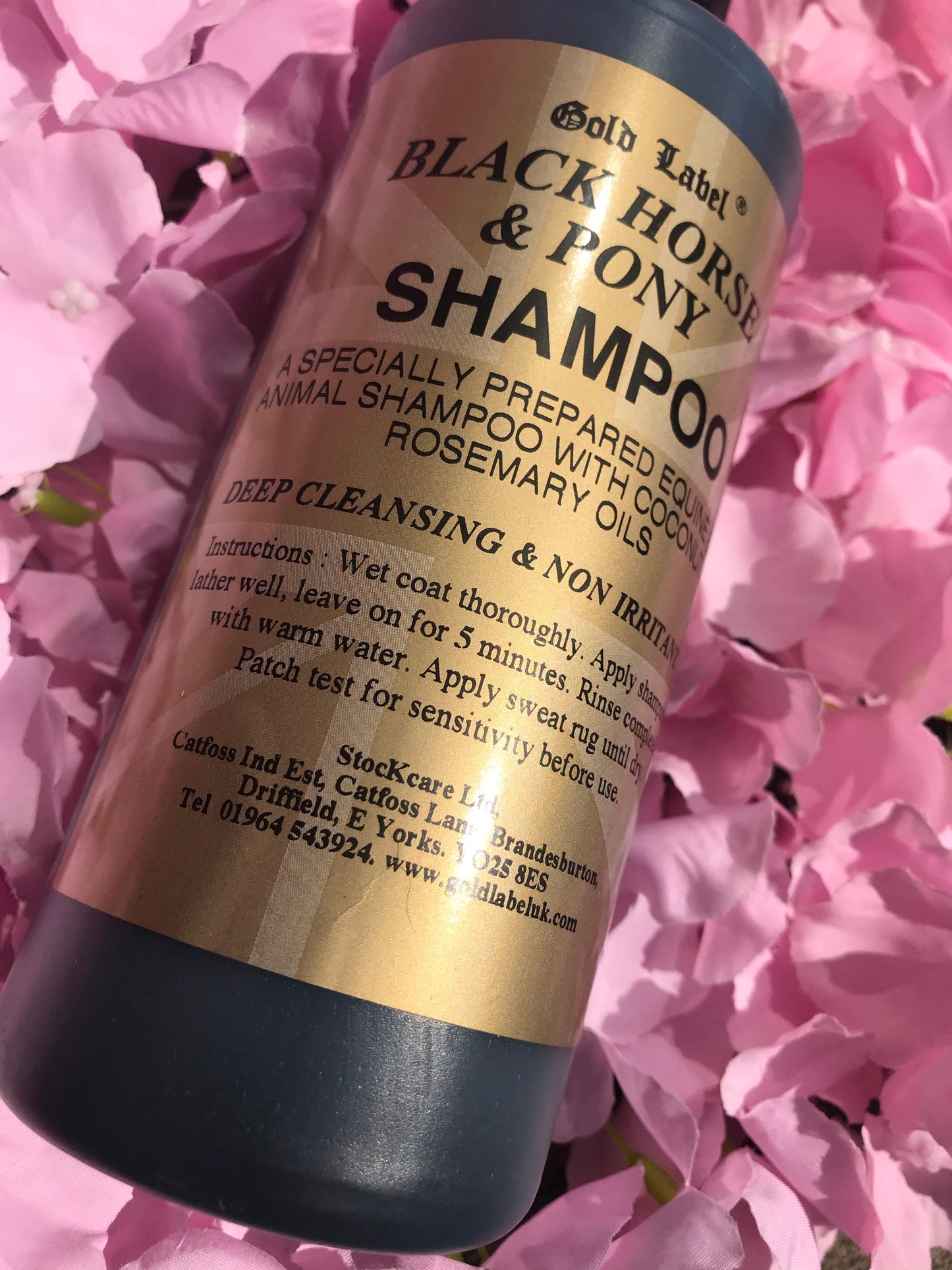 New gold label black horse and pony shampoo 500ml