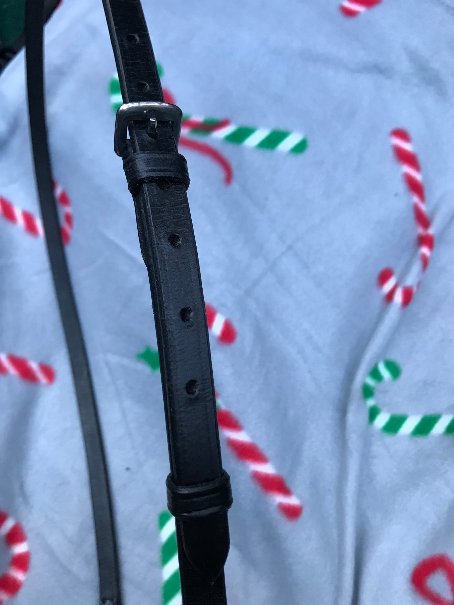 PONY BLACK ROLLED NOSEBAND NEW