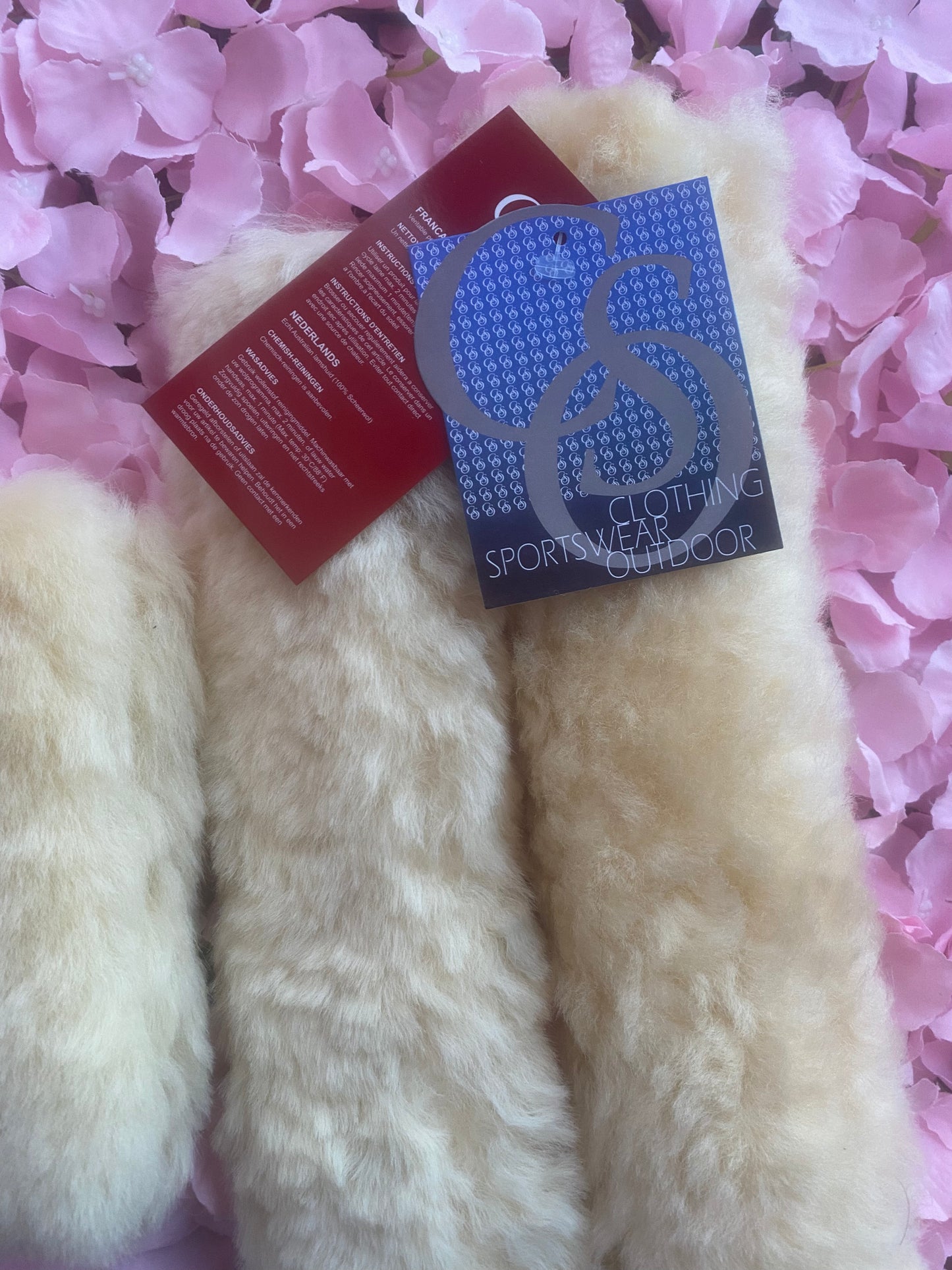 New set of 4 100% Australian lambs wool covers