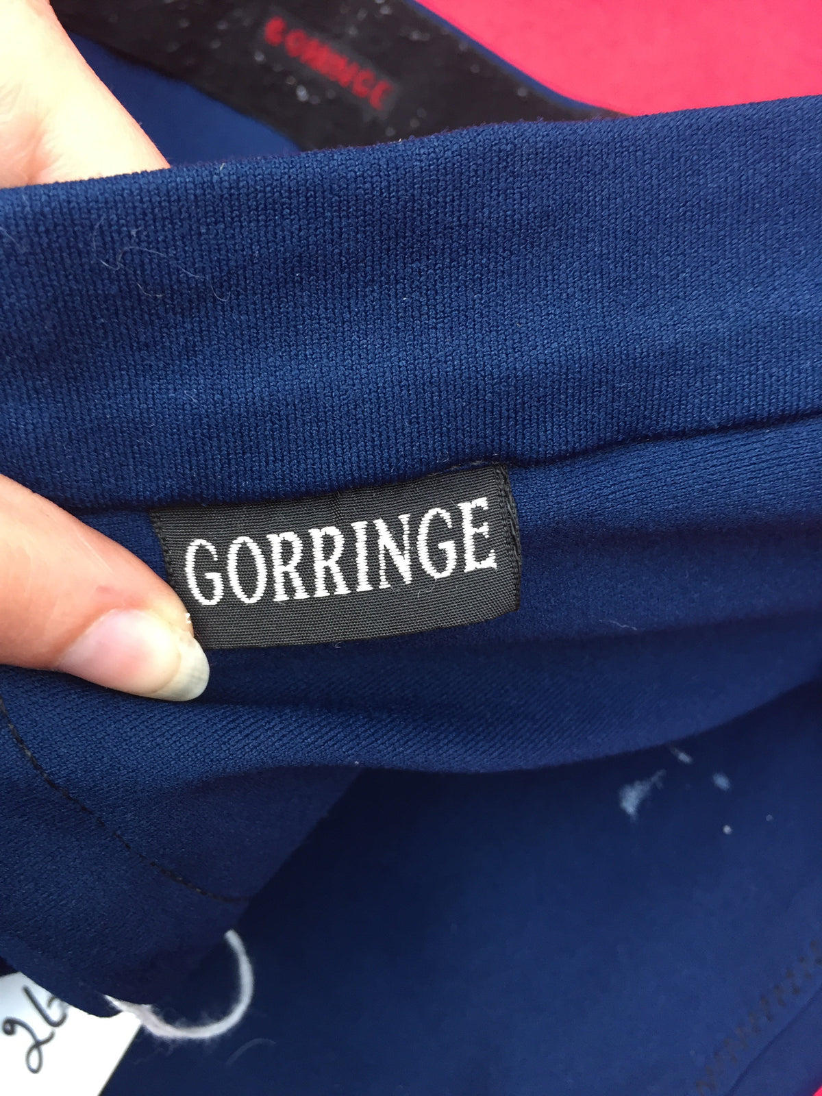 Gorringe navy jodhpurs size 8 (26)