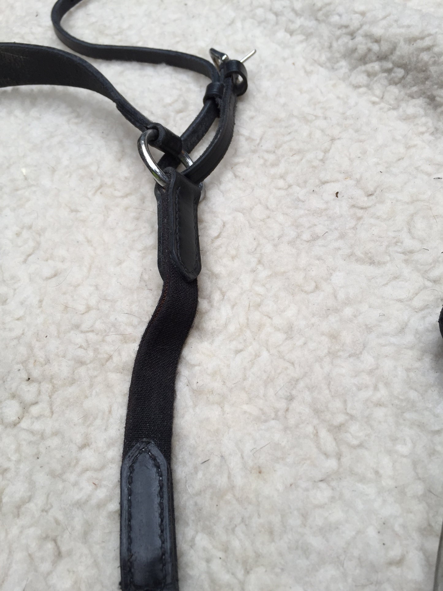 Black hunting martingale size pony