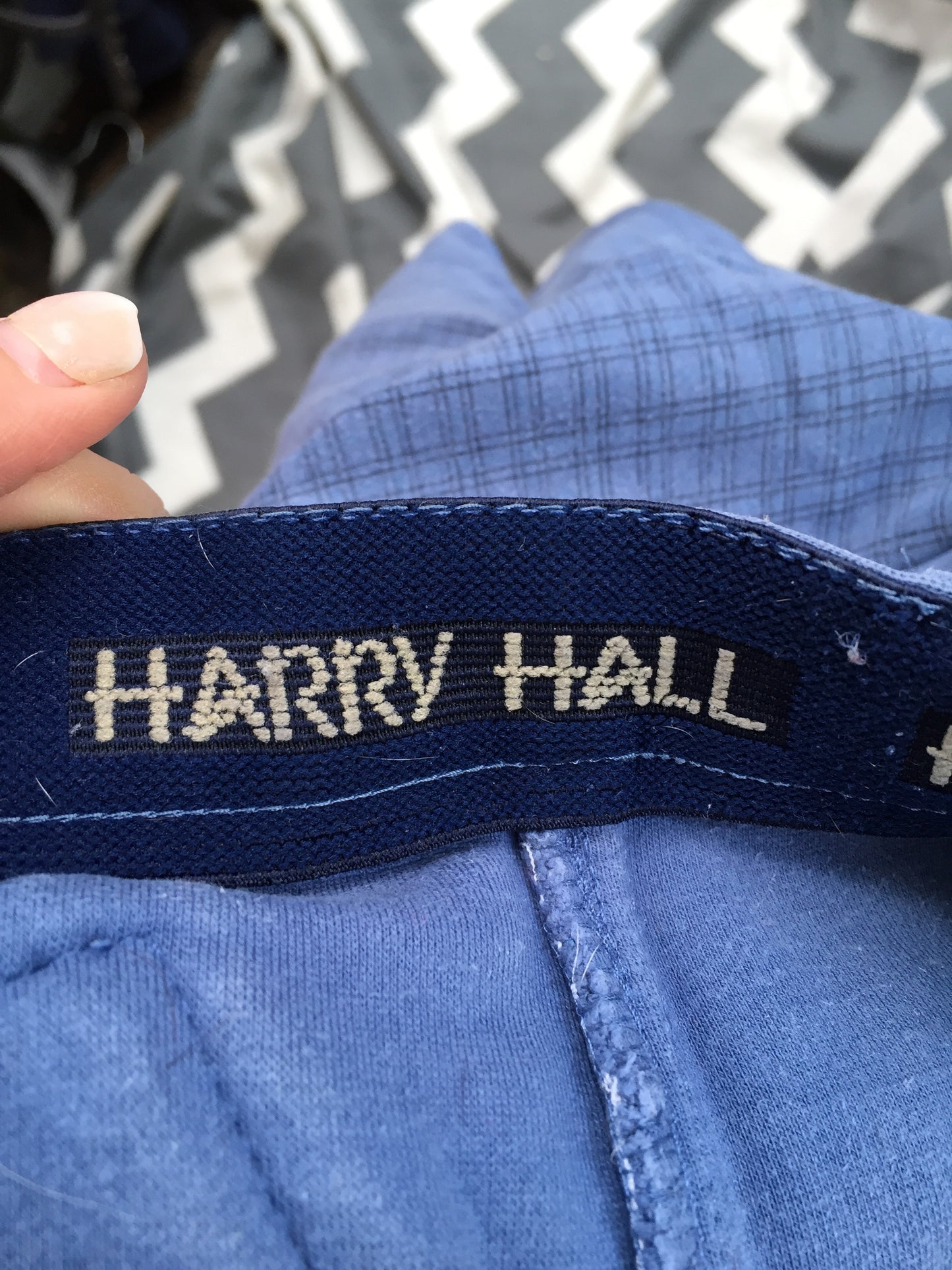 Harry Hall blue jodhpurs size: 32 (