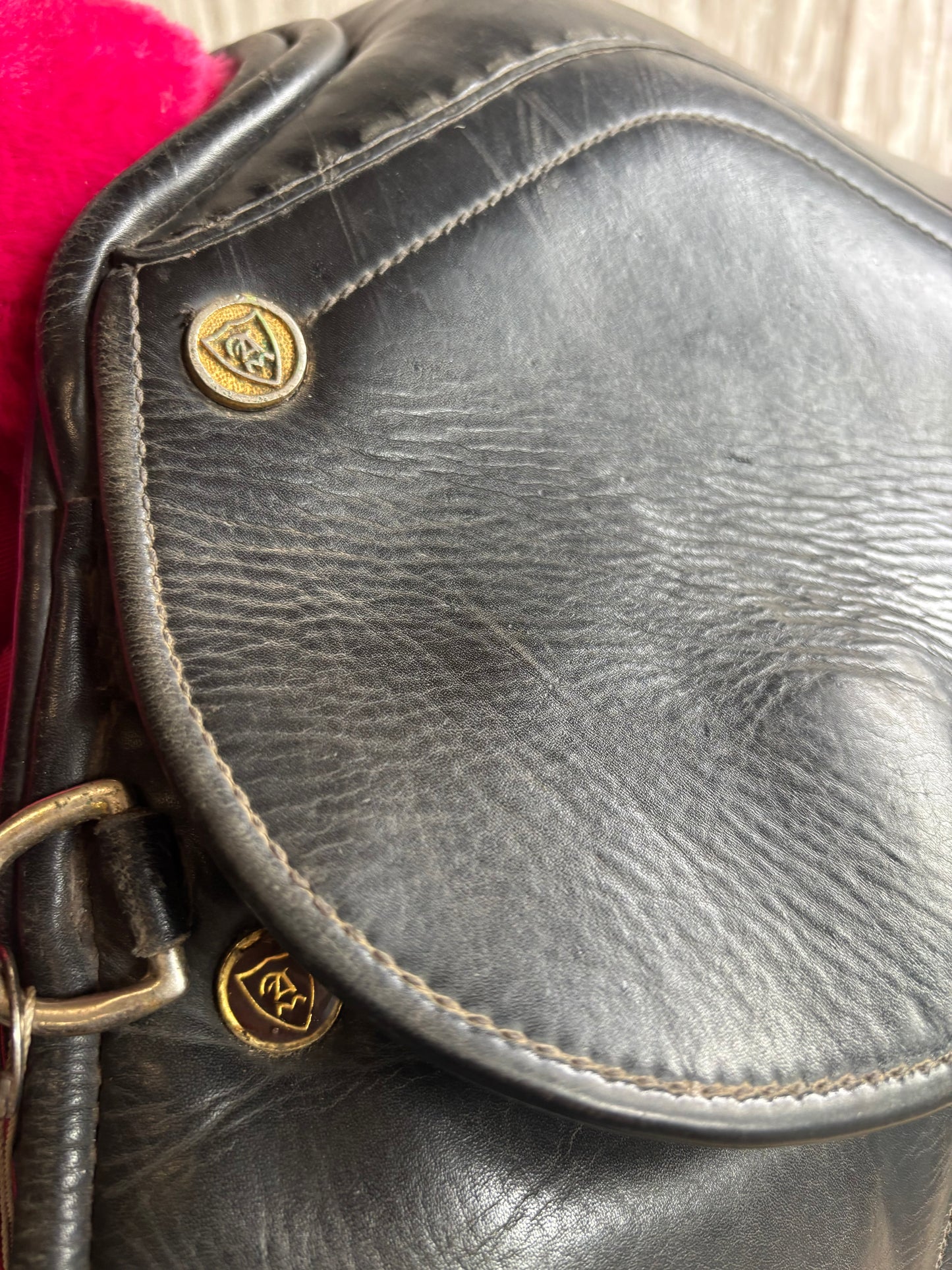 Antill black dressage 17.5” wide/xwide saddle